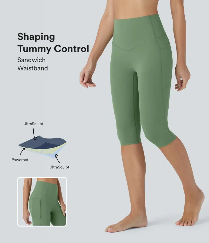 Halara Leggings de yoga moldeadores Halara UltraSculpt™ de tiro alto reductor de abdomen y bolsillos laterales - Kashmir - S sold by Halara