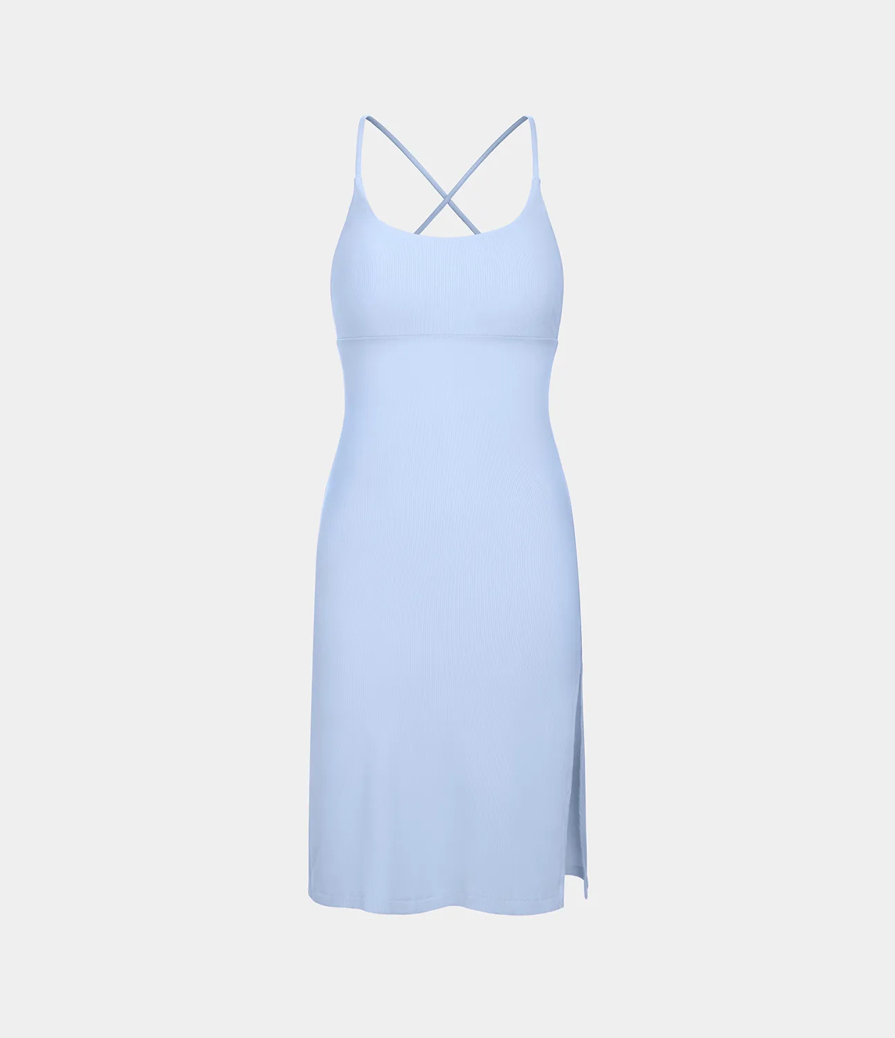 Halara Everyday Vestido fiesta midi ajustado tirante - sensacional - Sky Blue - M sold by Halara product image thumbnail 5
