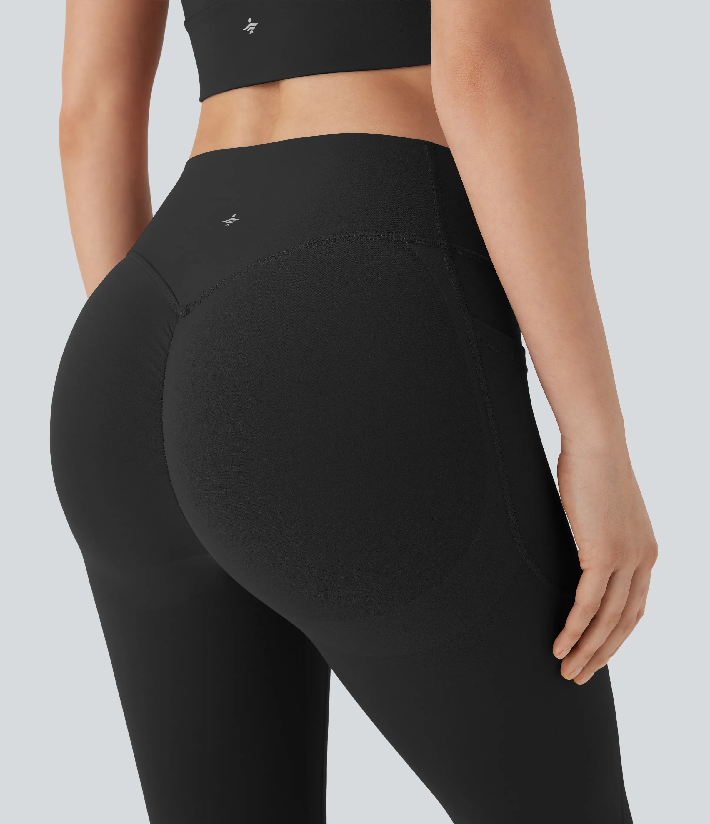 Halara Leggings moldeadores Halara UltraSculpt™de tiro alto con push-up y reductor de abdomen con bolsillos - Black - XS sold by Halara product image thumbnail 5