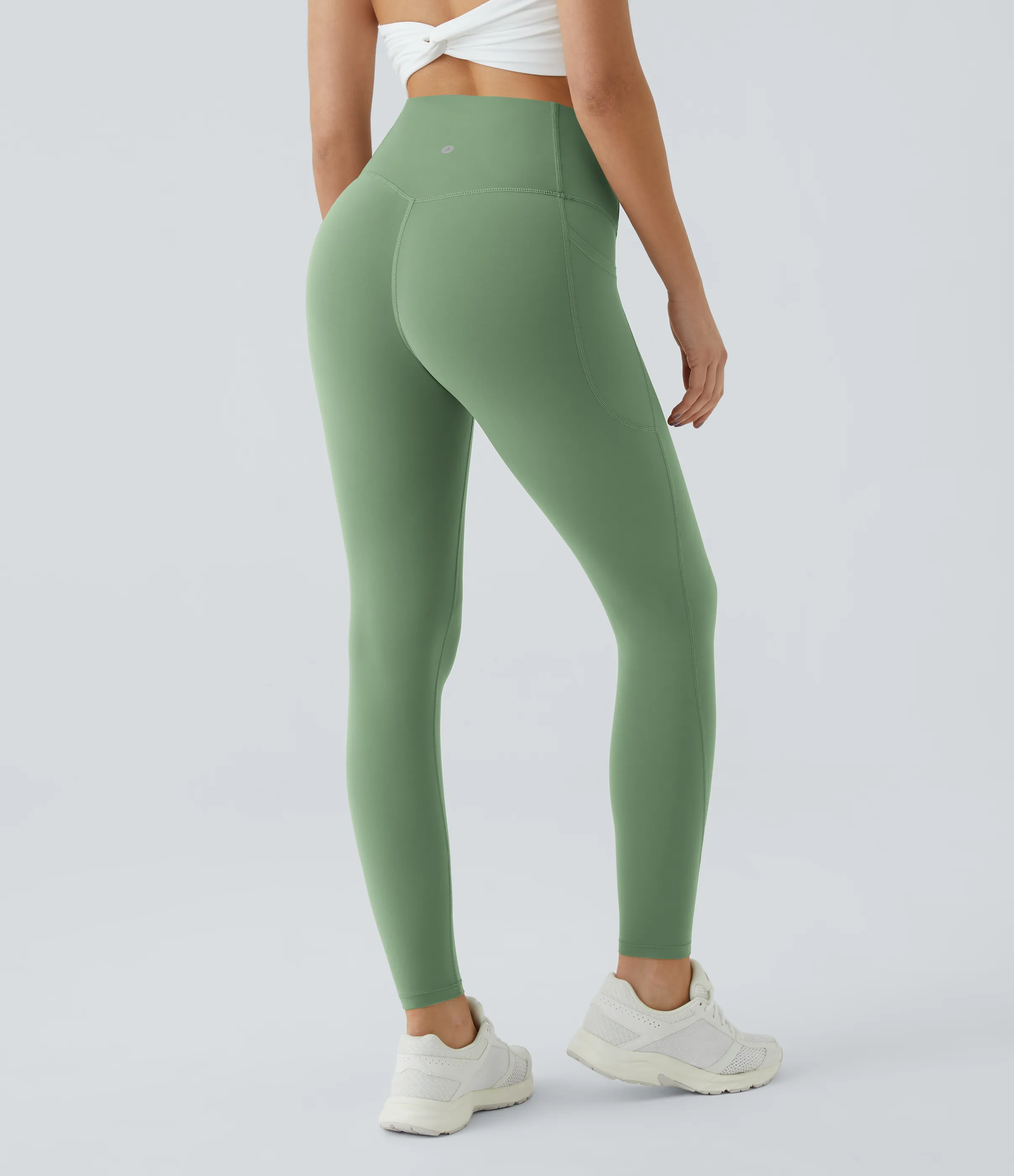 Halara Leggings SoCinched UltraSculpt entrenamiento control abdomen bolsillo lateral tiro alto - Kashmir - M(7/8) sold by Halara product image thumbnail 4
