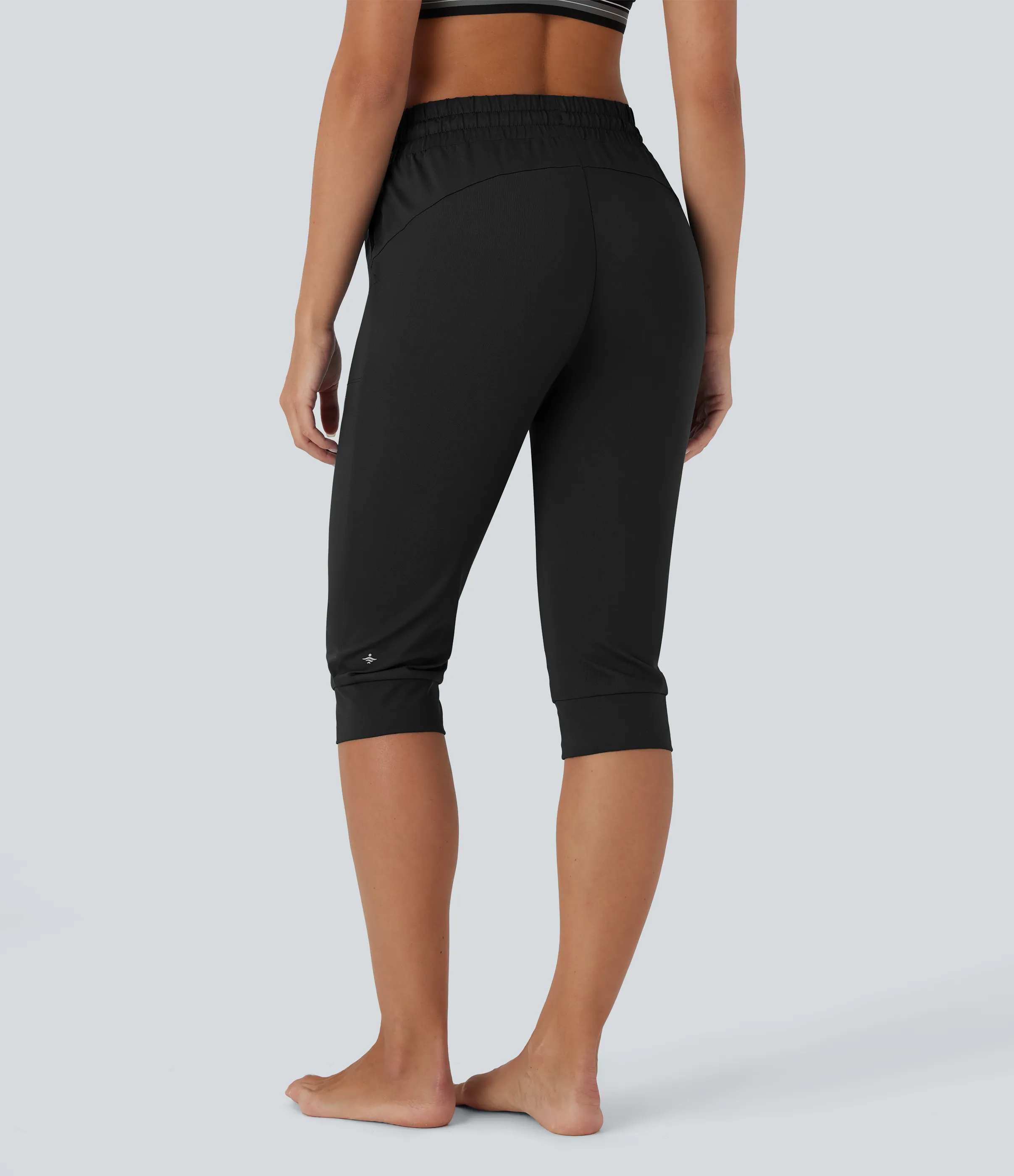 Halara Joggers baile tiro alto cordón ajustable bolsillo lateral - Black - M sold by Halara product image thumbnail 3