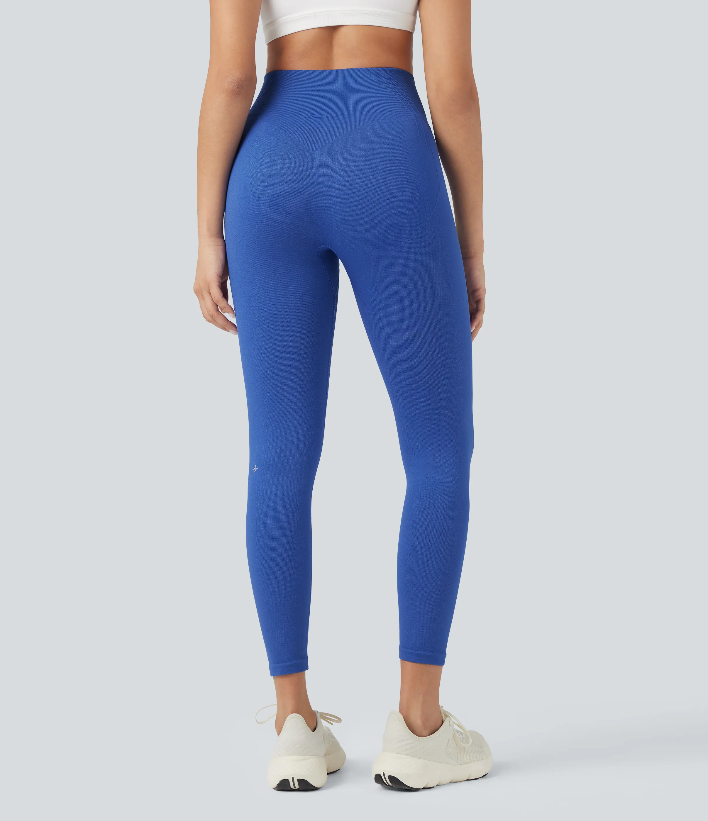 Halara Leggings de yoga de tiro alto en 7/8 sin costuras - Illusionary Midnight Blue - M(7/8) sold by Halara product image thumbnail 3