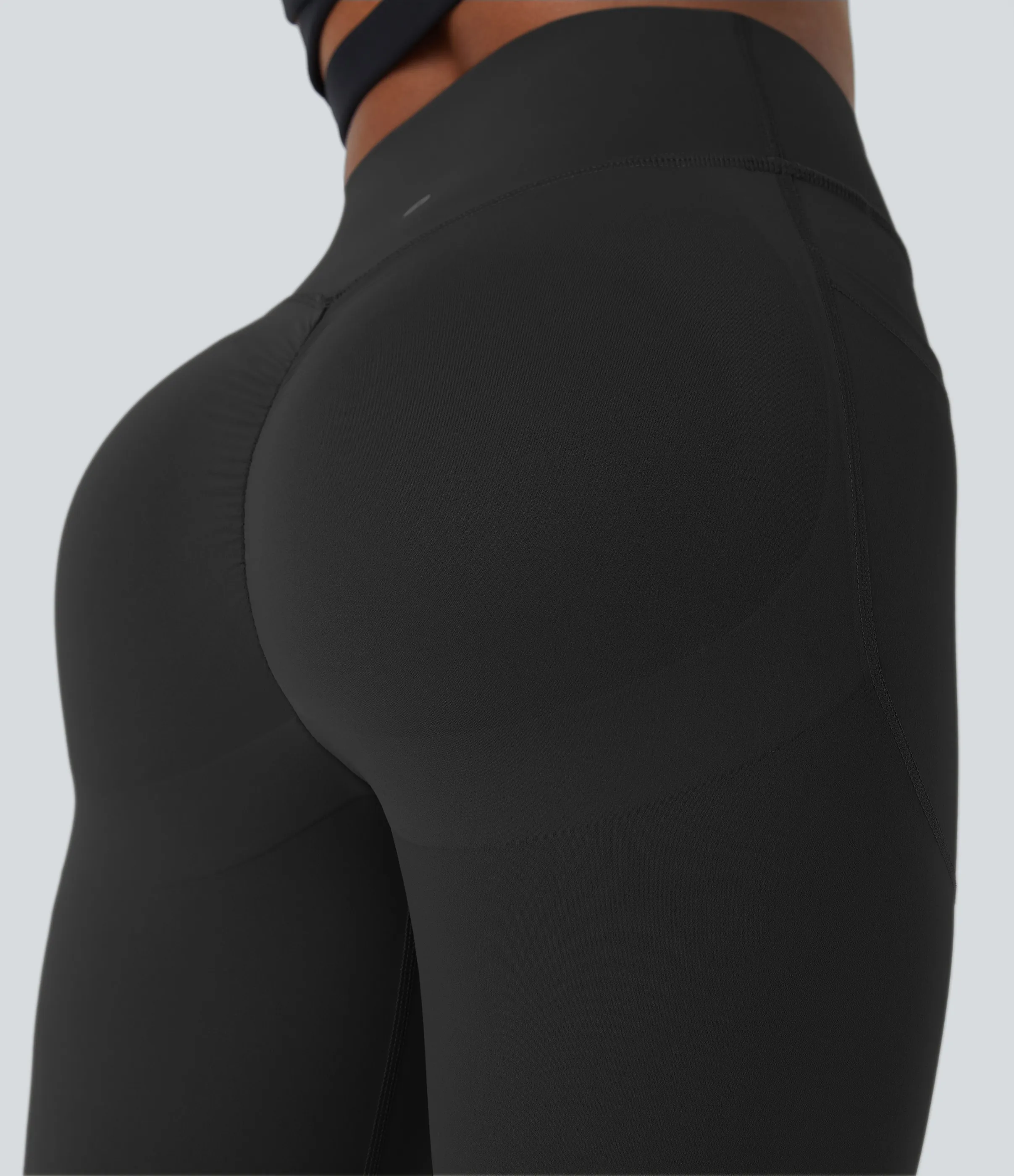 Halara Leggings SoCinched UltraSculpt entrenamiento moldeador bolsillo lateral control abdomen tiro alto - Black - XXL/1X(full_length) sold by Halara product image thumbnail 5