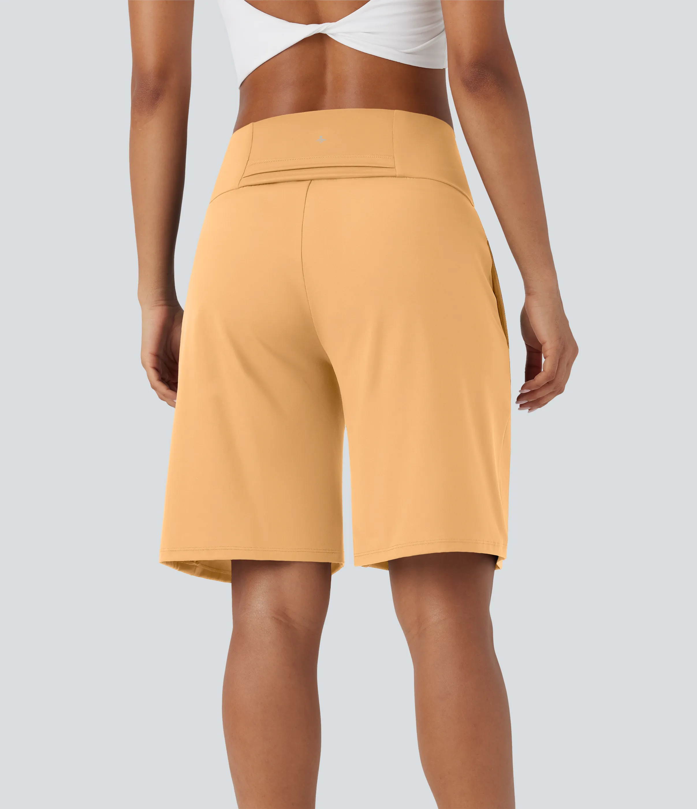 Halara Bermudas Softlyzero™ Airy yoga tiro alto múltiple bolsillo tacto fresco - Sunburst - XL sold by Halara product image thumbnail 3