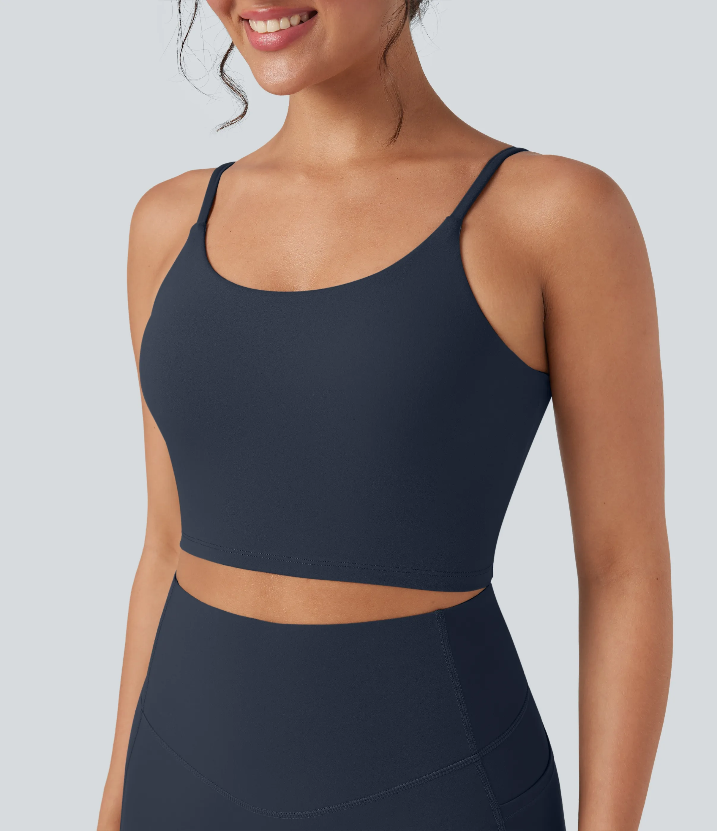 Halara Top de yoga corto Halara UltraSculpt™ - Carbon - XL sold by Halara product image thumbnail 2