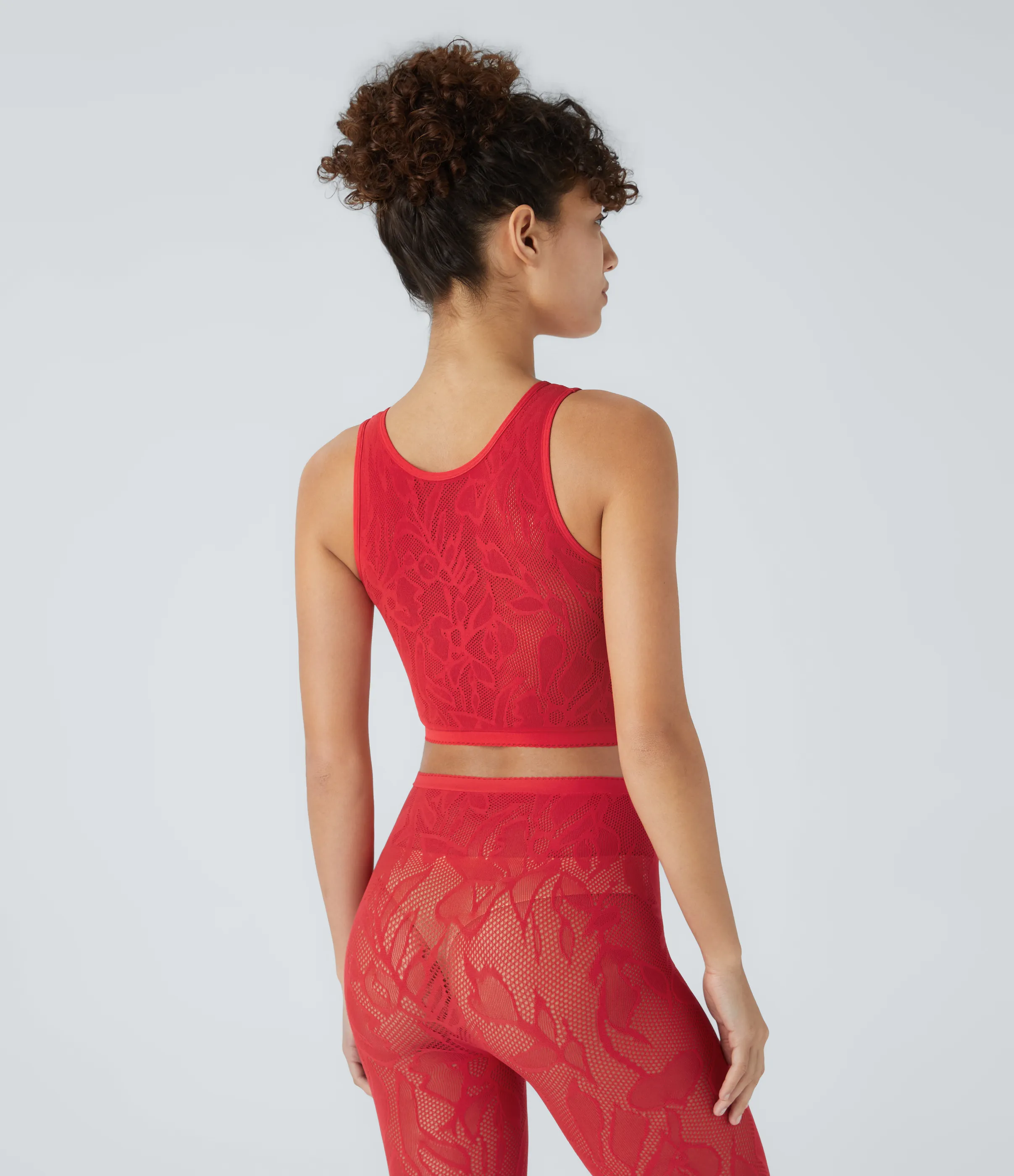 Halara Camiseta sin mangas recortada corte fluido sin costura - Lollipop - One Size sold by Halara product image thumbnail 3