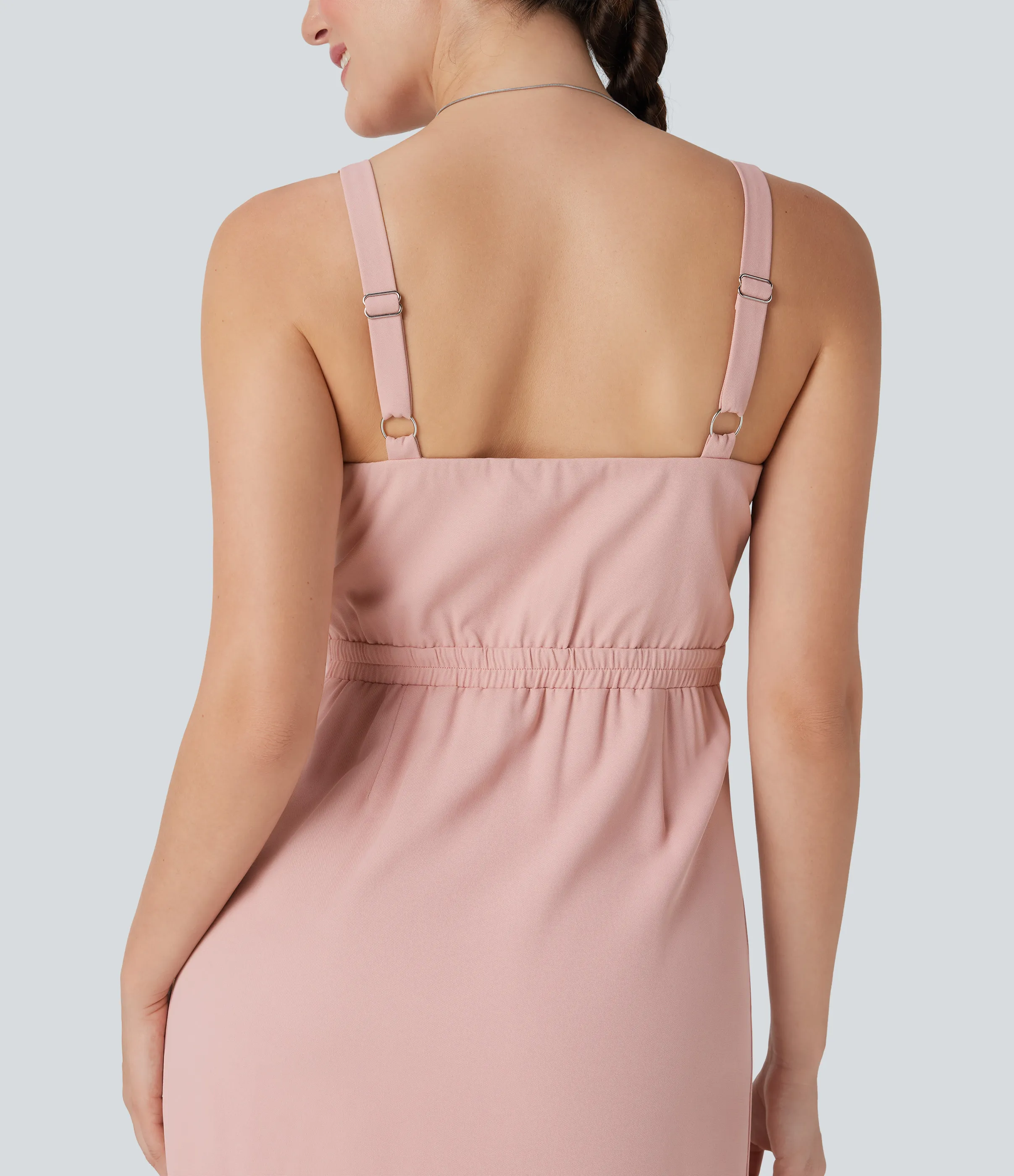 Halara Minivestido casual con botones en la espalda - Peachskin - M sold by Halara product image thumbnail 5