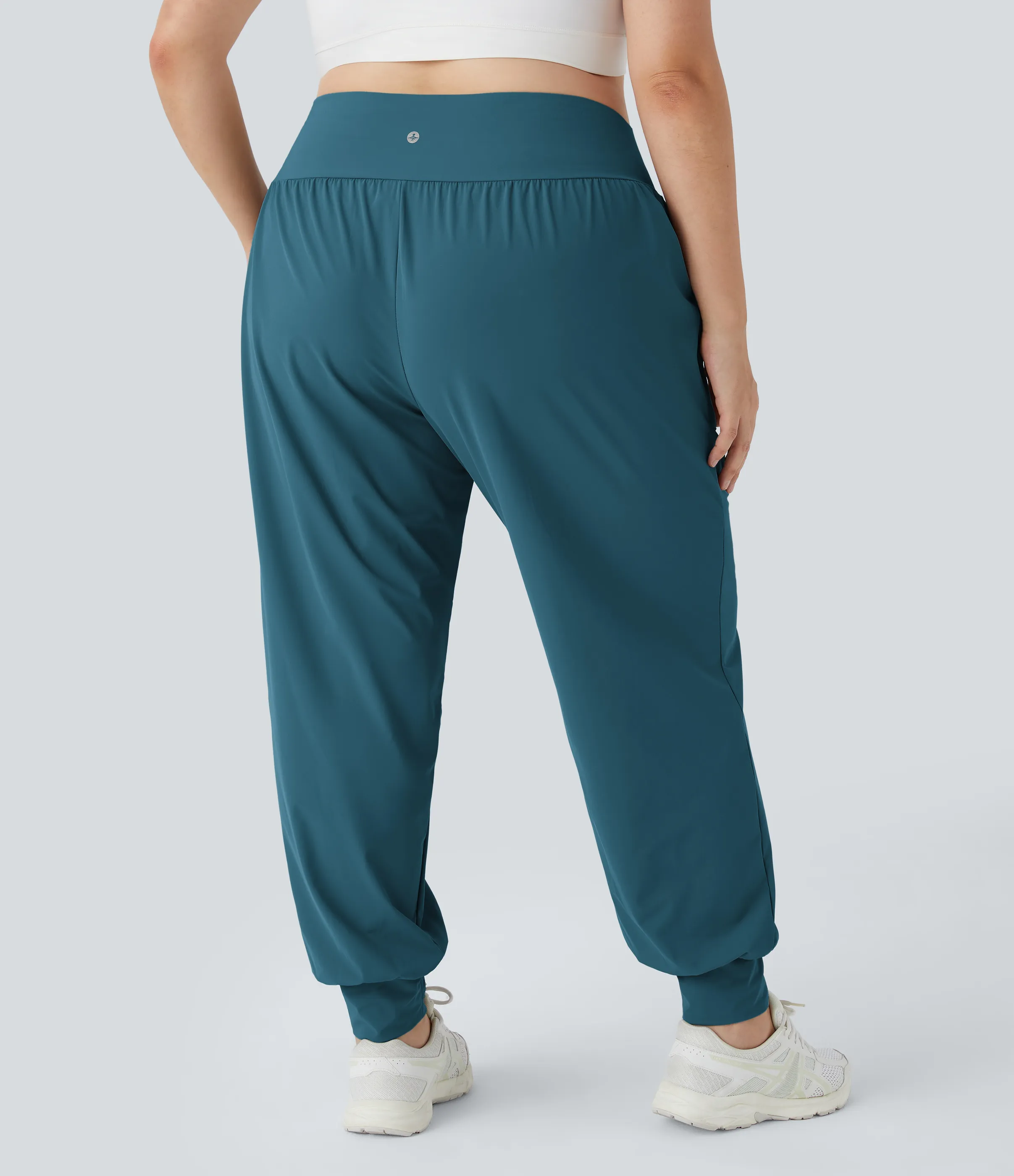 Halara Pantalón yoga tiro alto bolsillo lateral liso talla grande - Dragonfly - 3X(regular) sold by Halara product image thumbnail 2