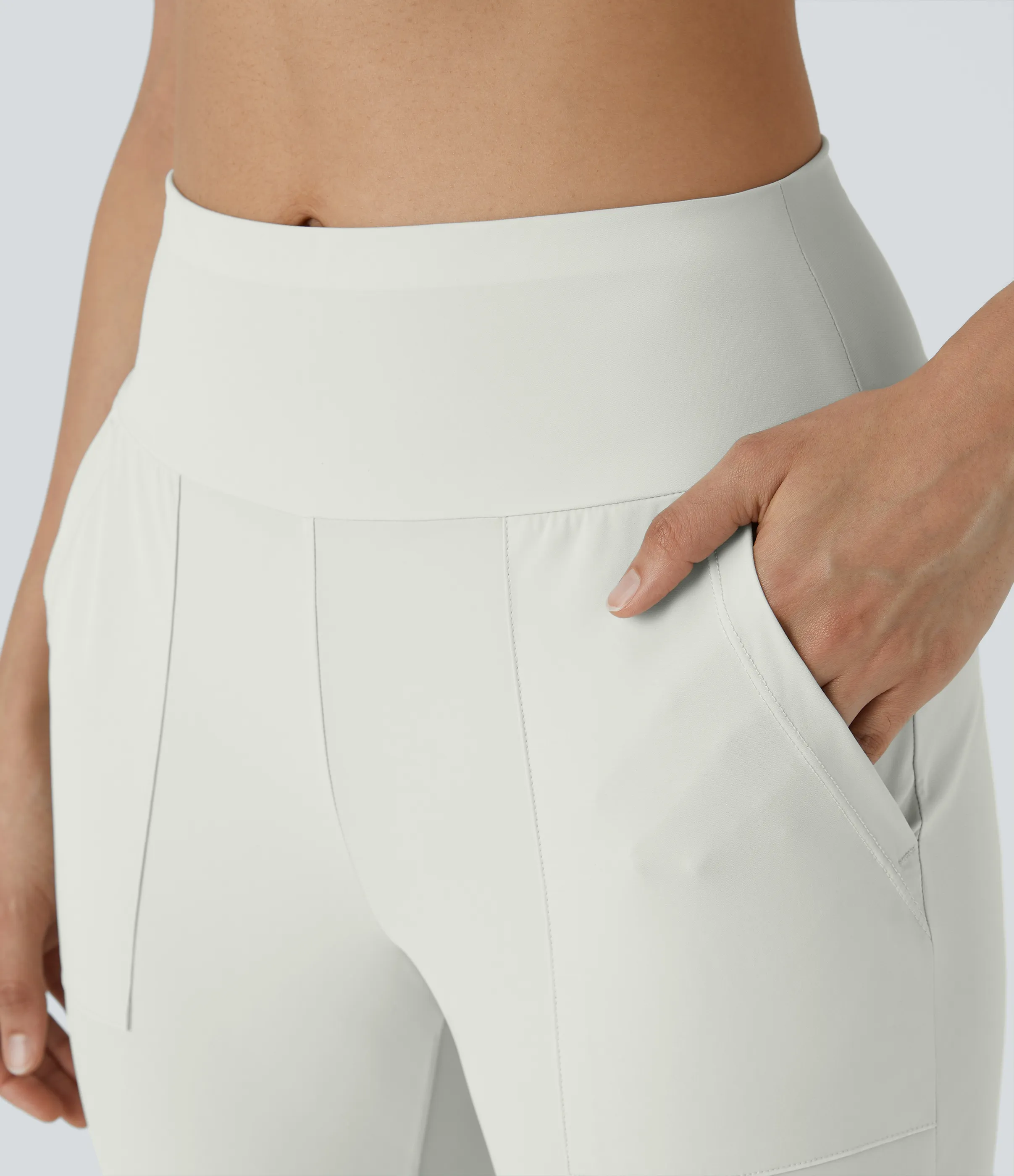 Halara Joggers bolsillo lateral liso tiro alto - Mystic Blue - L(regular) sold by Halara product image thumbnail 5