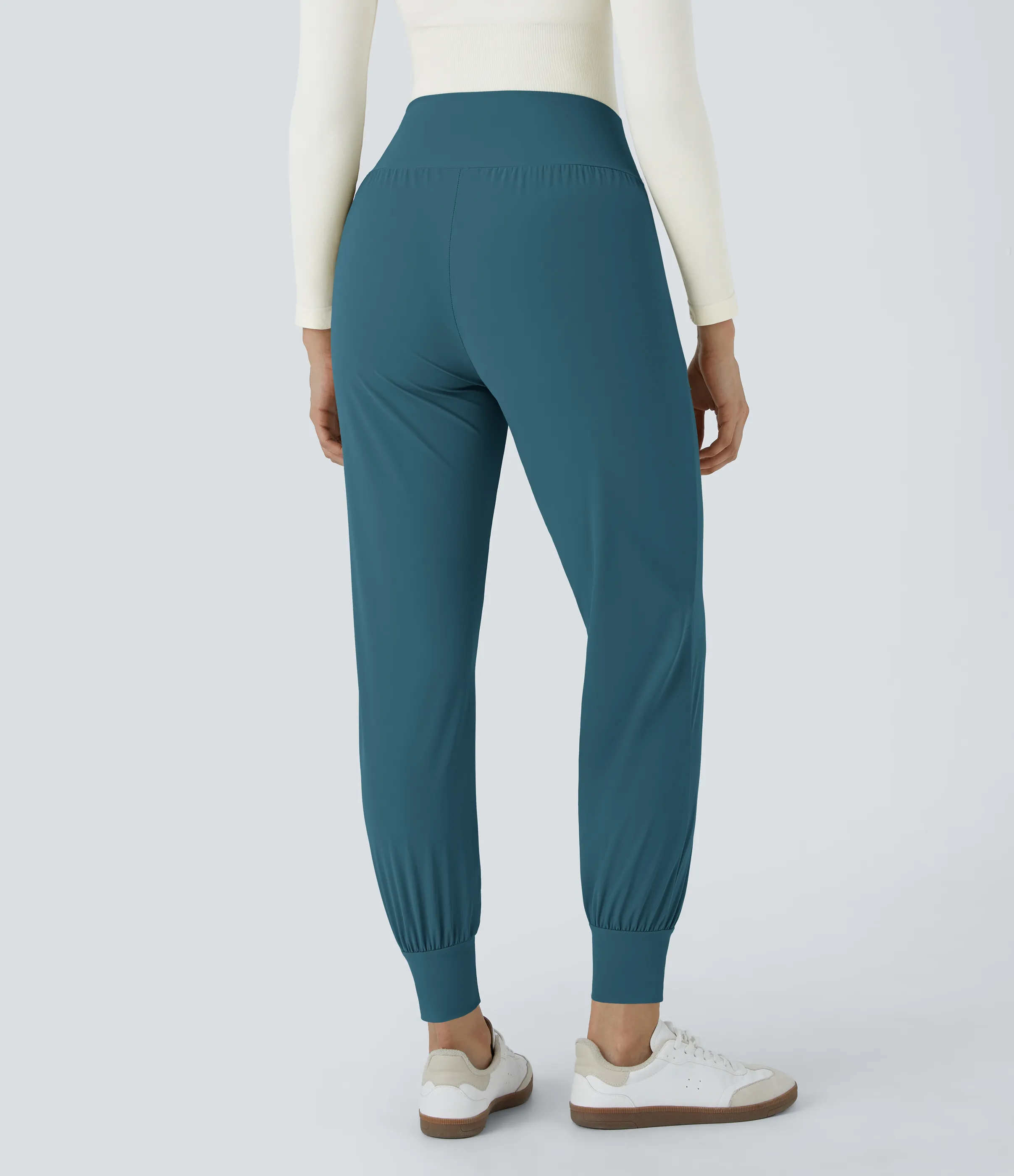 Halara Joggers bolsillo lateral liso tiro alto - Dragonfly - XS(regular) sold by Halara