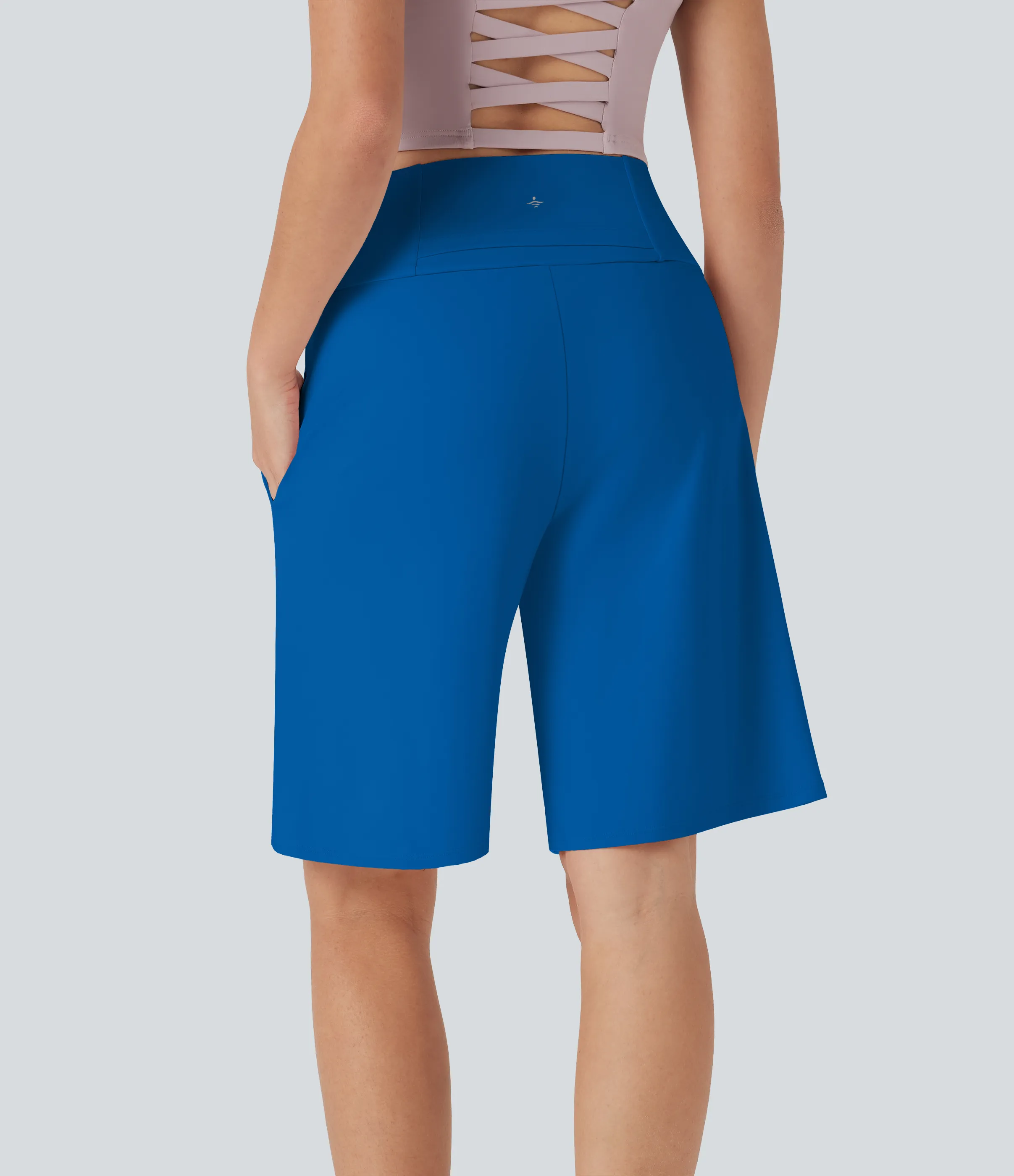 Halara Bermudas Softlyzero™ Airy yoga tiro alto múltiple bolsillo tacto fresco - Skydiver - L sold by Halara product image thumbnail 3