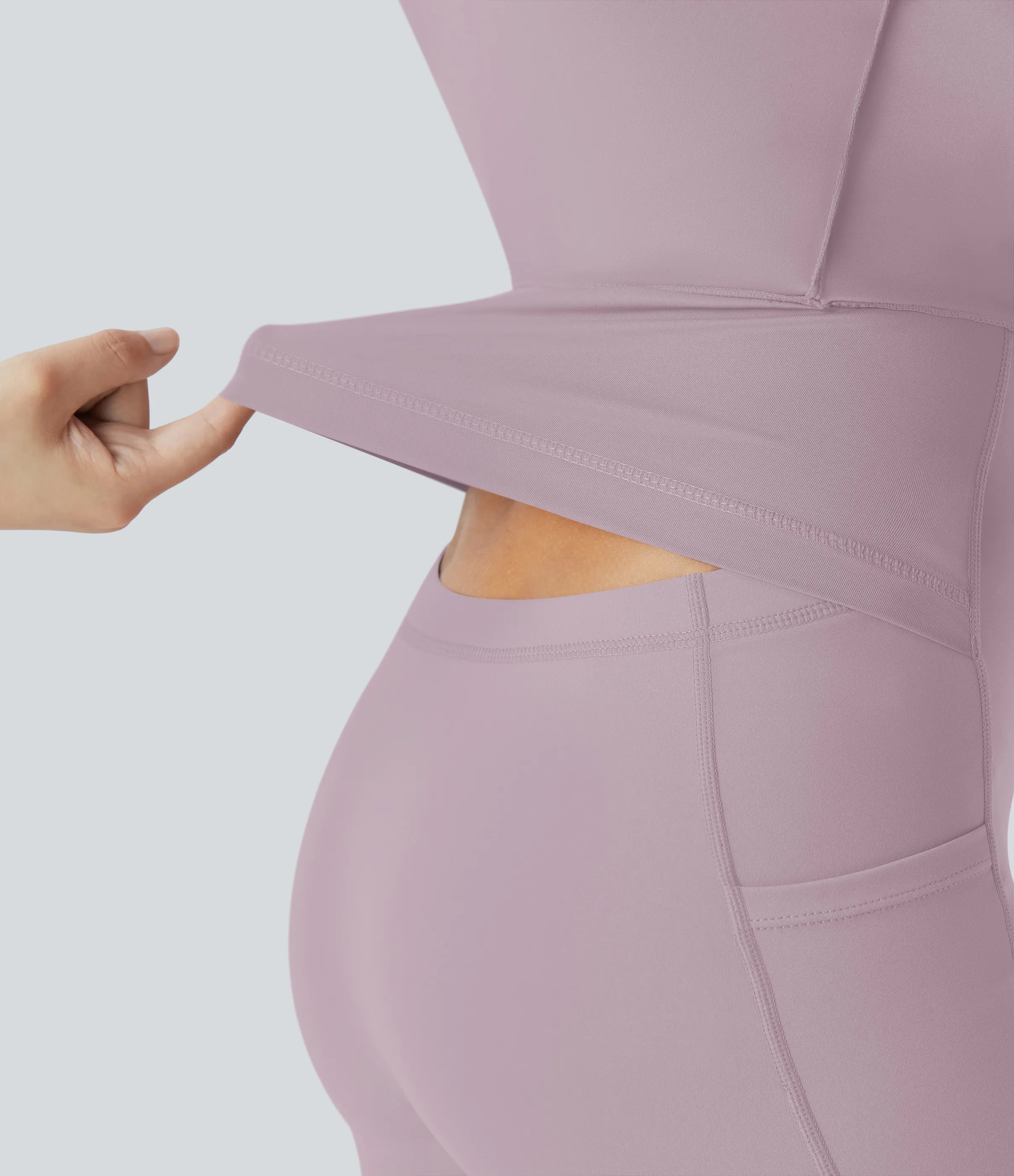 Halara Vestido Softlyzero™ Airy deportivo activo baile tacto fresco sin espalda retorcido - Edición Easy Peezy - Pink Purple - XL sold by Halara product image thumbnail 5