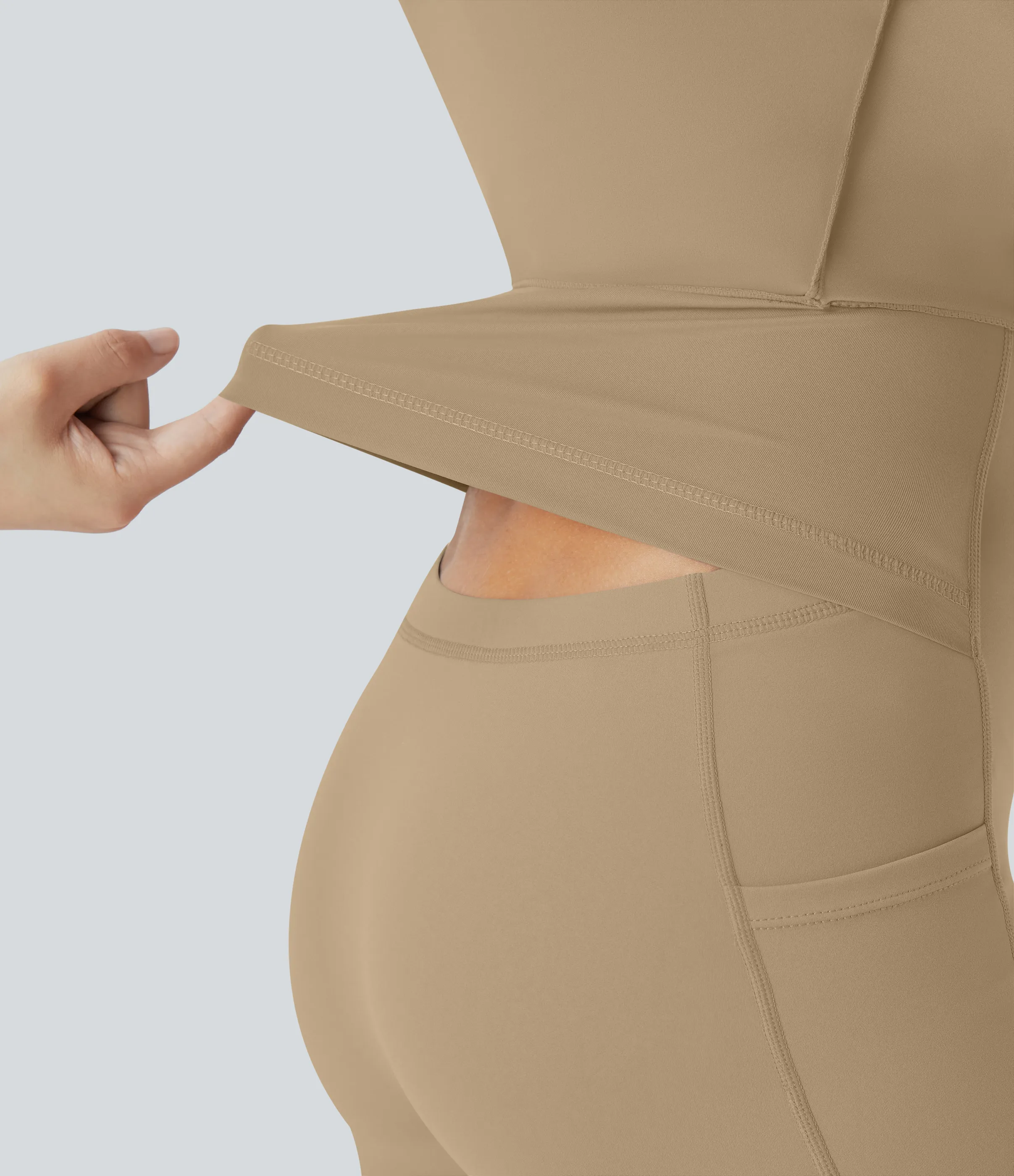 Halara Vestido Softlyzero™ Airy deportivo activo baile tacto fresco sin espalda retorcido - Edición Easy Peezy - Curds & Whey - XL sold by Halara product image thumbnail 5