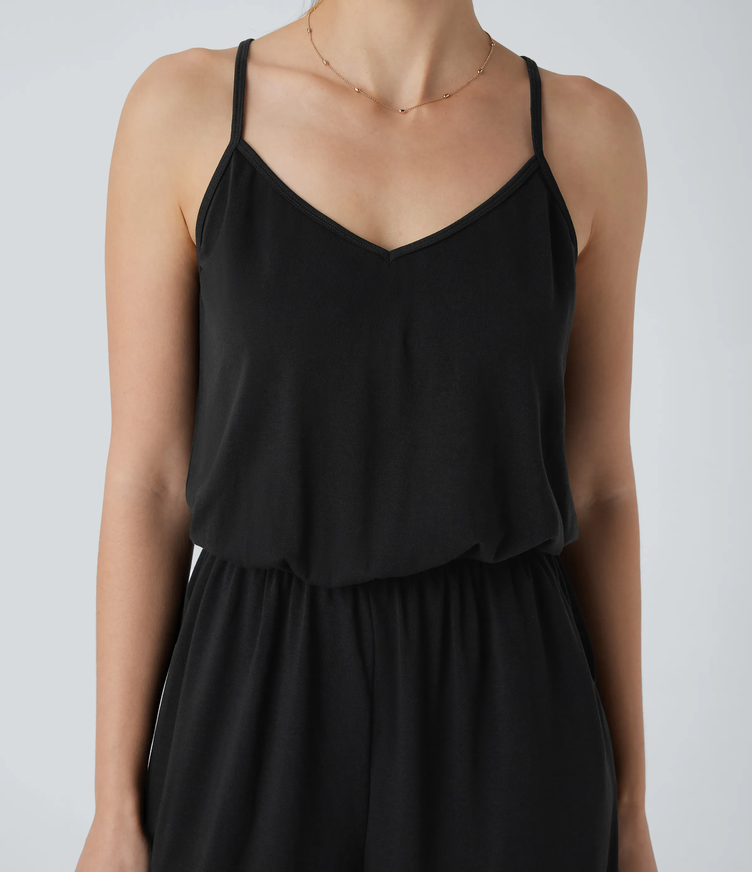 Halara Mono resort pierna ancha bolsillo lateral correa ajustable extraíble - Black - S(regular) sold by Halara product image thumbnail 5