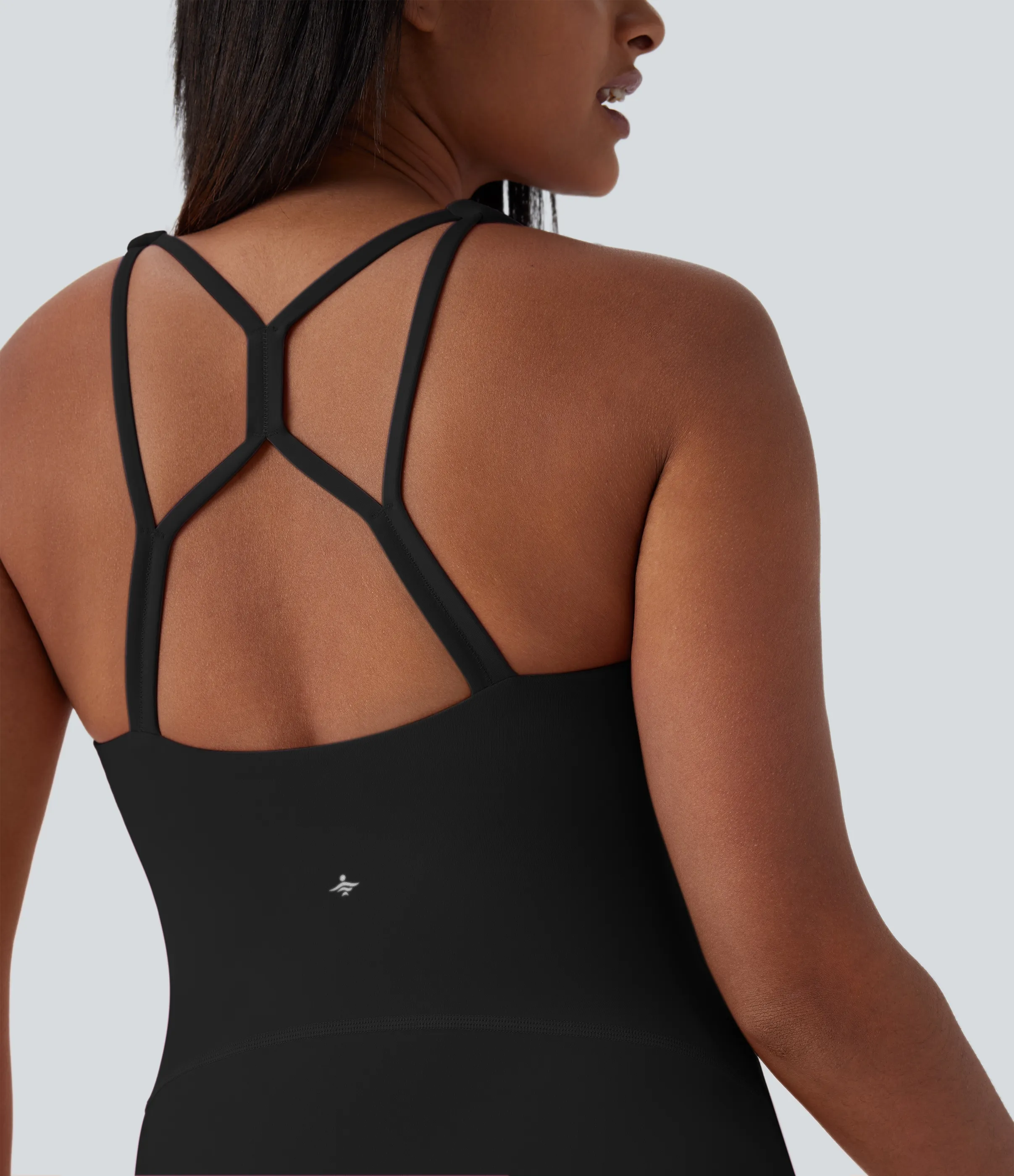 Halara Mini Vestido yoga activo bolsillo lateral sin espalda 2 en 1 - Edición Easy Peezy - UPF50+ - Black - XS sold by Halara product image thumbnail 5