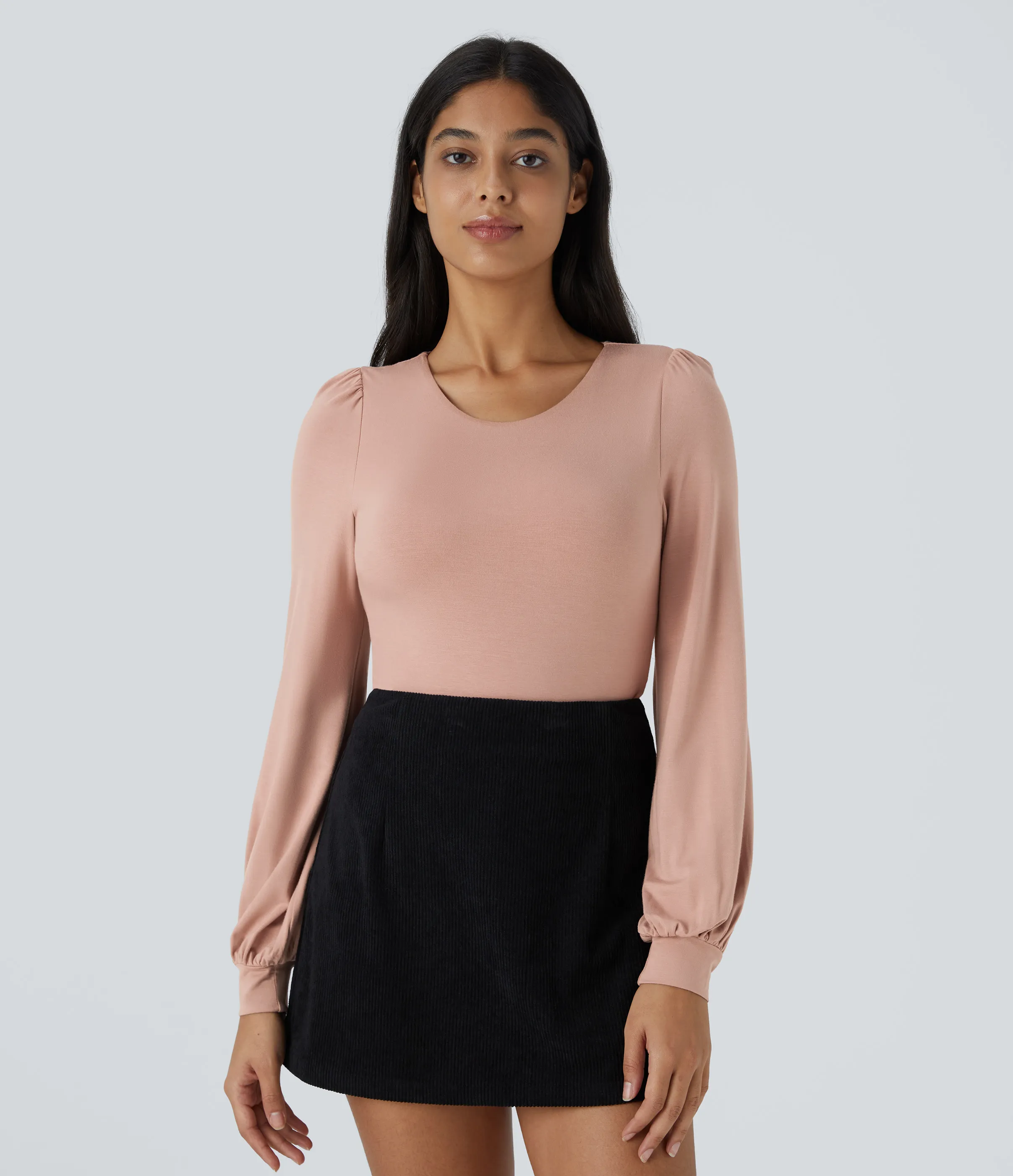 Halara Body botón manga larga cuello redondo - Misty Rose - XS sold by Halara product image thumbnail 3