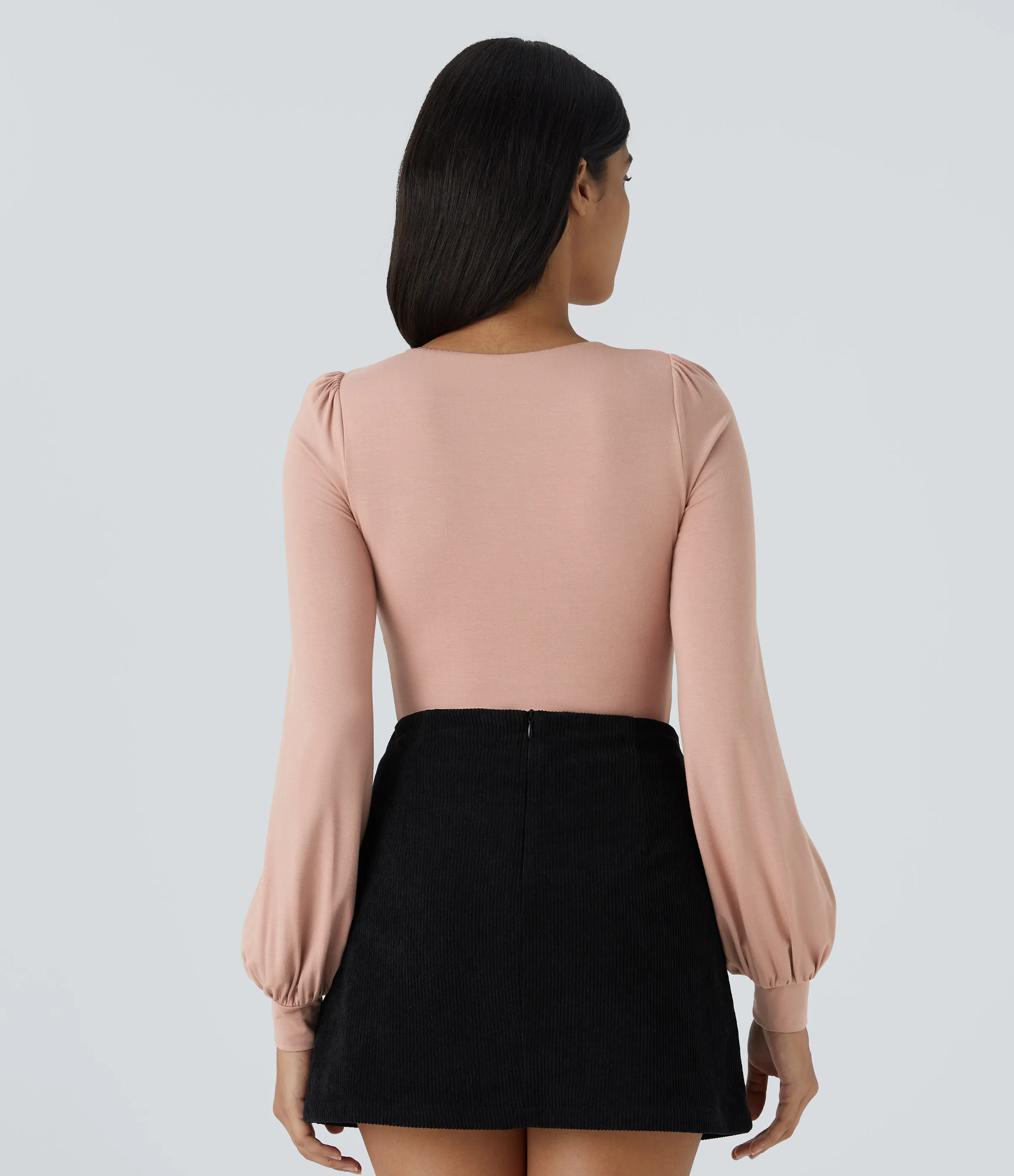 Halara Body botón manga larga cuello redondo - Misty Rose - XS sold by Halara product image thumbnail 4