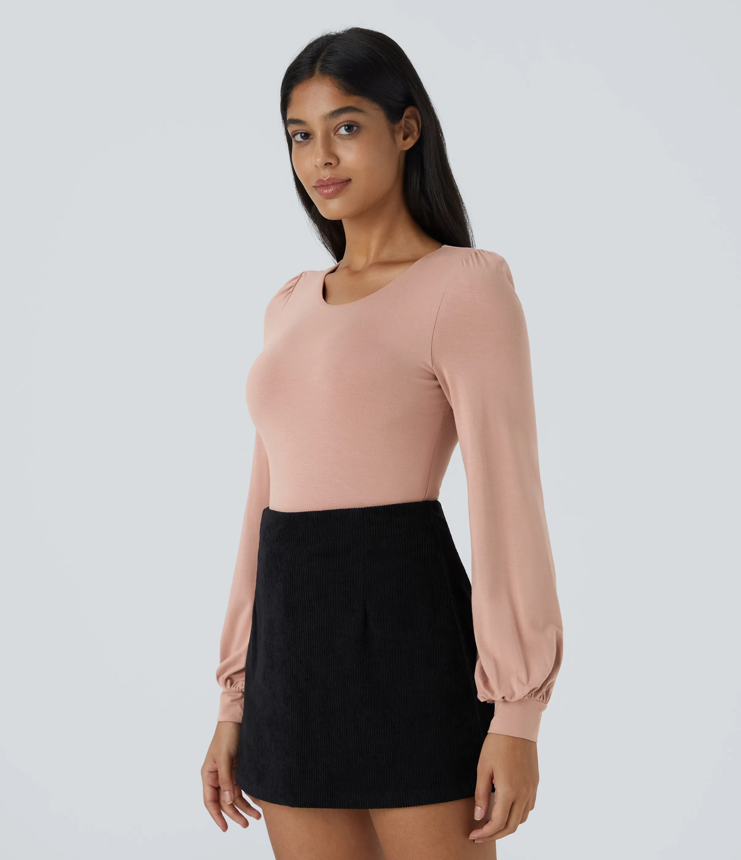 Halara Body botón manga larga cuello redondo - Misty Rose - XS sold by Halara product image thumbnail 5