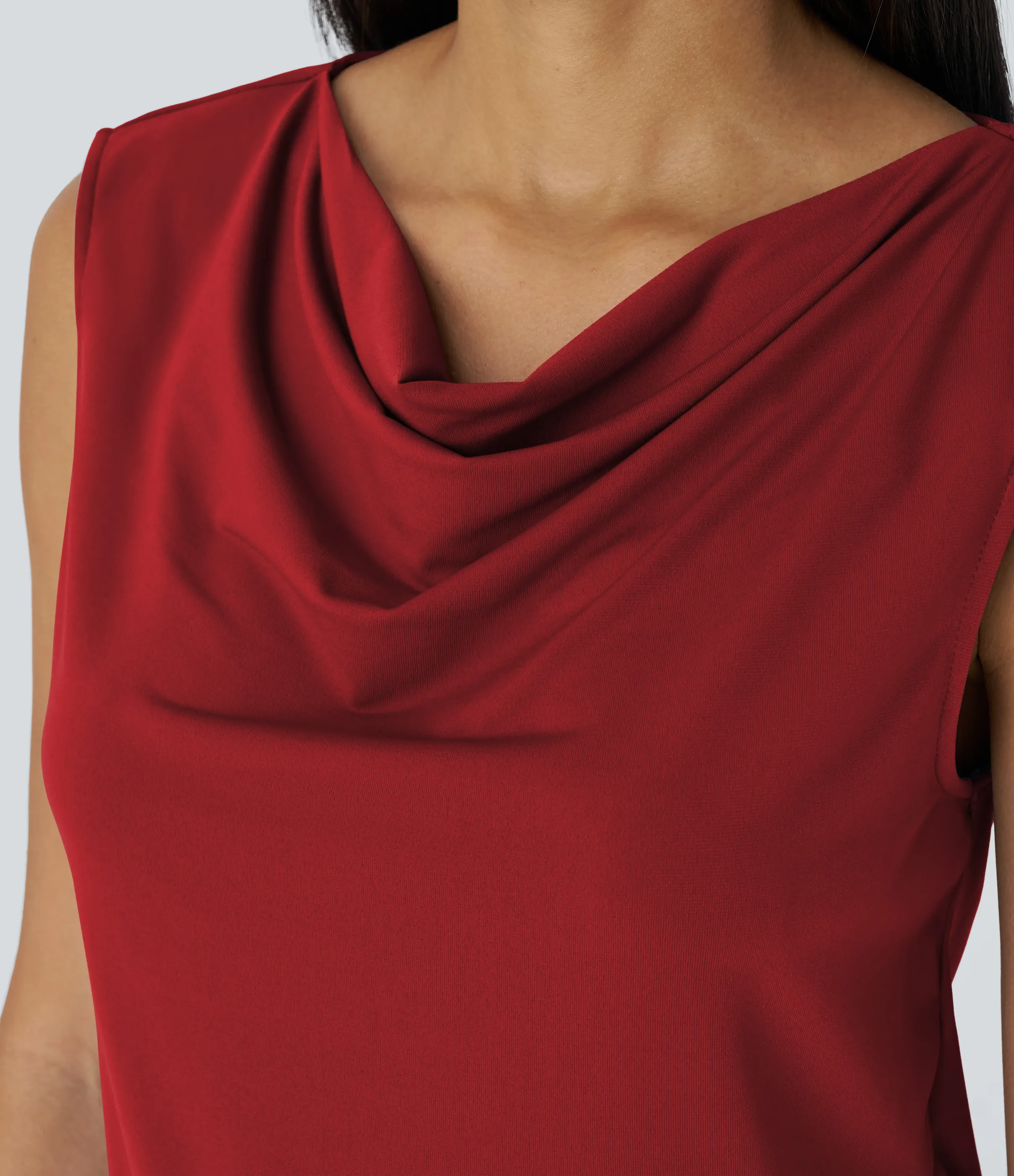 Halara Blusa oficina sin mangas cuello vuelto - Emboldened - XS sold by Halara product image thumbnail 5