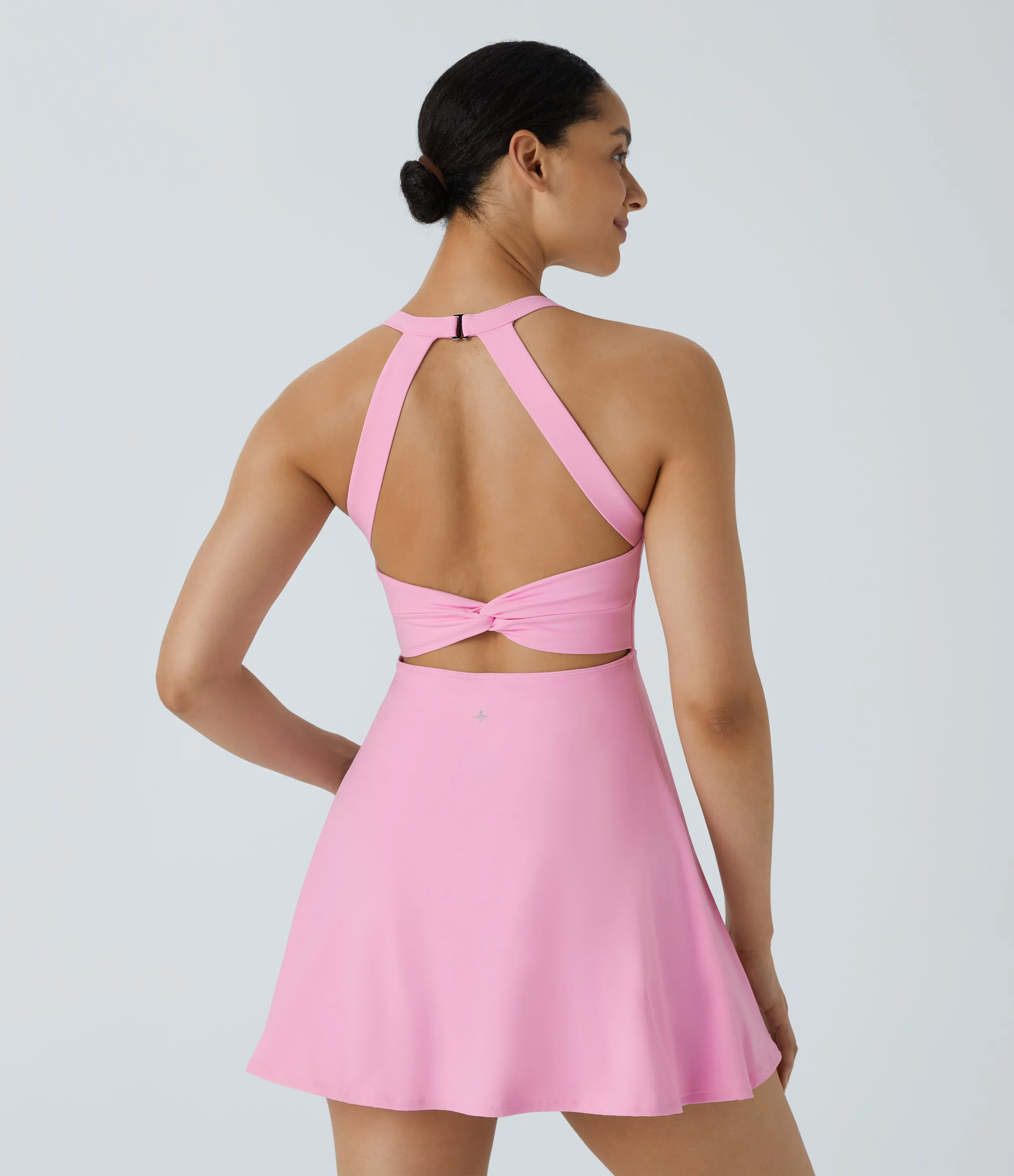 Halara Vestido deportivo sin espalda con diseño retorcido en copas D-F - Nosegay - XS sold by Halara product image thumbnail 2