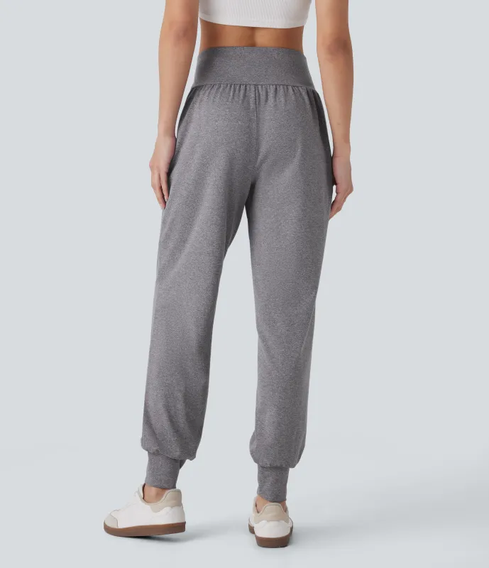 Halara Pantalón deportivo bolsillo lateral tiro alto - Mottled Light Grey - M(regular) made by Halara