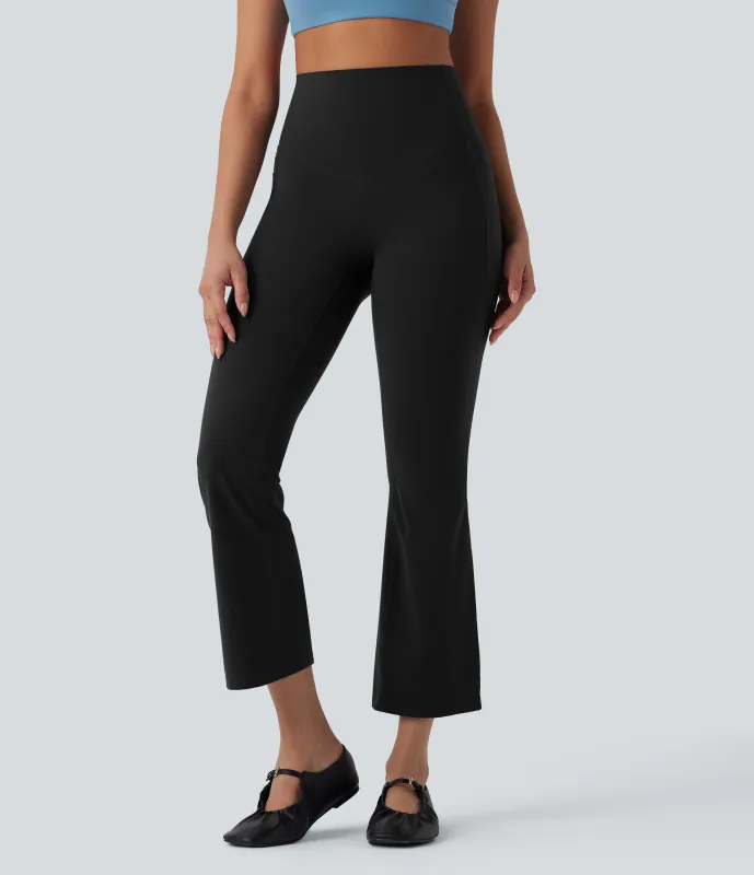 Halara Leggings de yoga de campana Halara UltraSculpt™ moldeadores de tiro alto con control abdomen en longitud 7/8 con bolsillos - Black - XL(regular) made by Halara