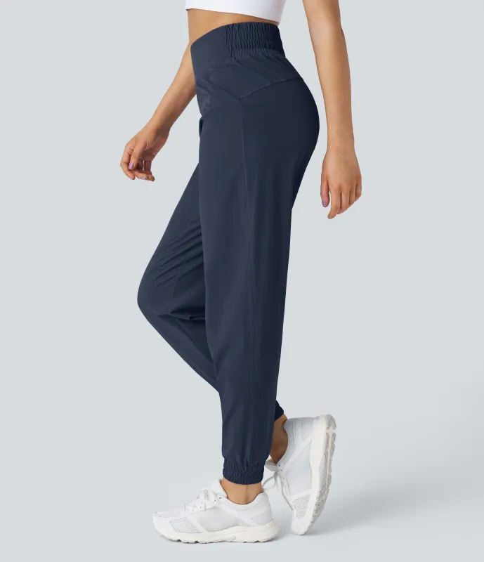 Halara Joggers senderismo cintura elástica tiro alto - Dark Sapphire - M(petite) made by Halara