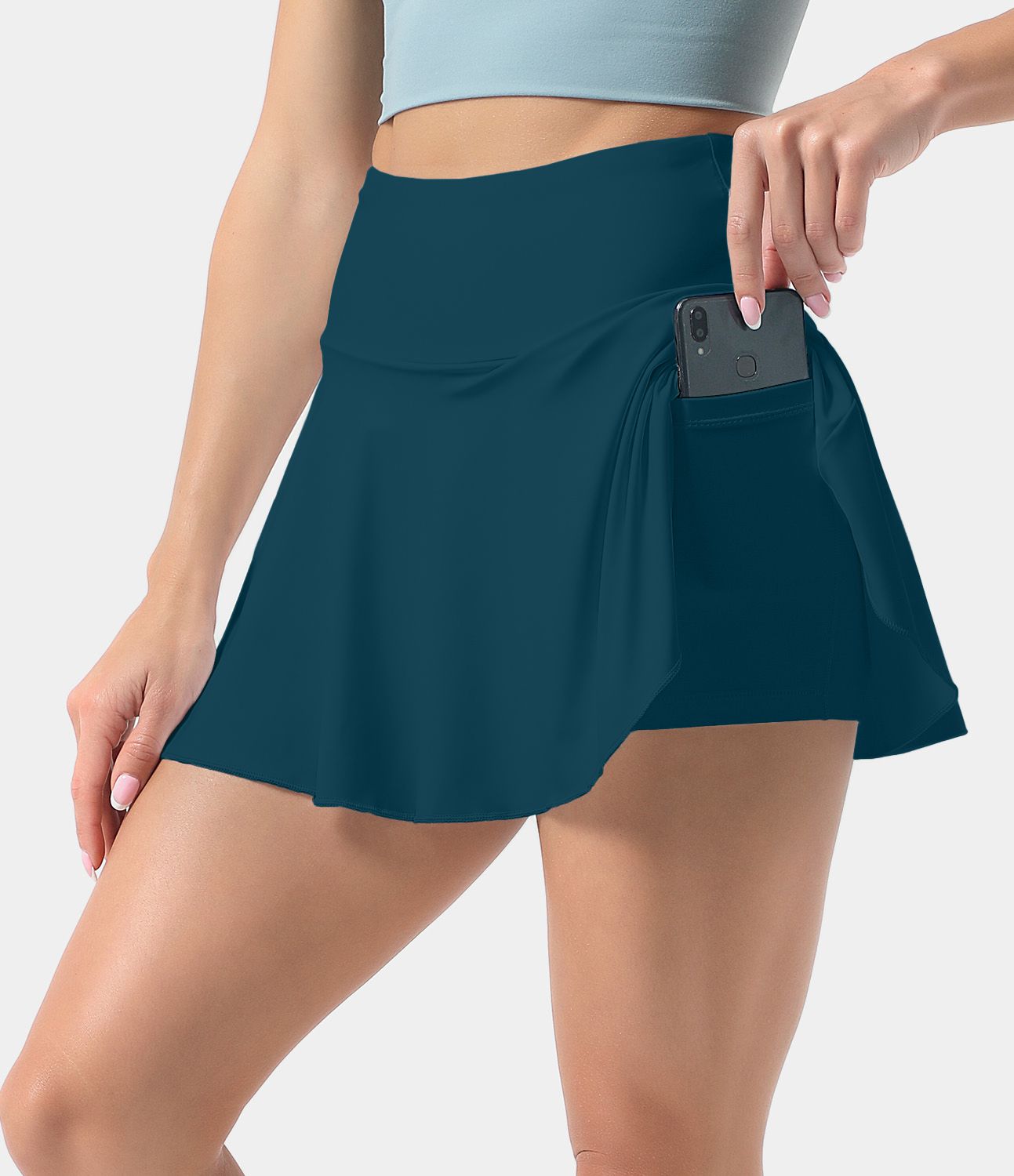 Everyday Cloudful™ Air Fabric 2-in-1 Cool Touch Tennis Skirt-Marvelous sold by halara product image thumbnail 13
