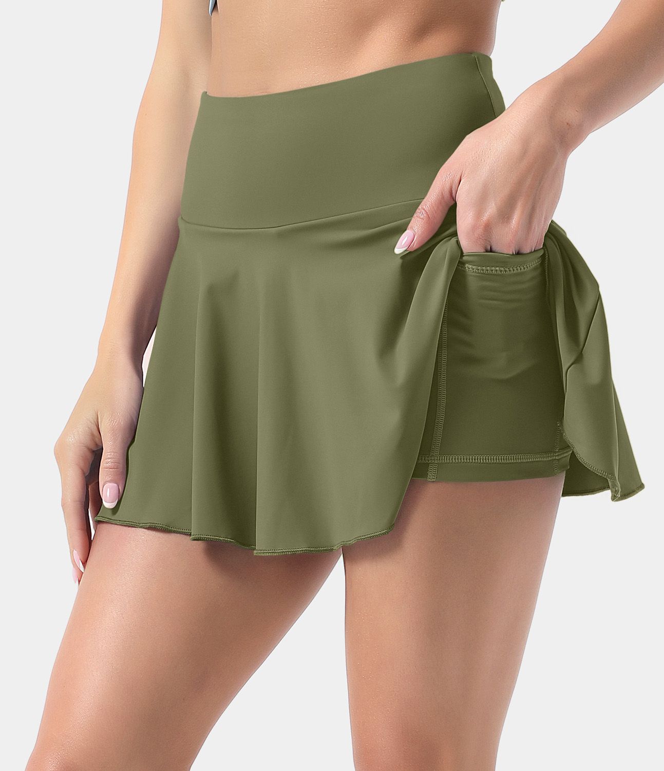 Everyday Cloudful™ Air Fabric 2-in-1 Cool Touch Tennis Skirt-Marvelous sold by halara product image thumbnail 15