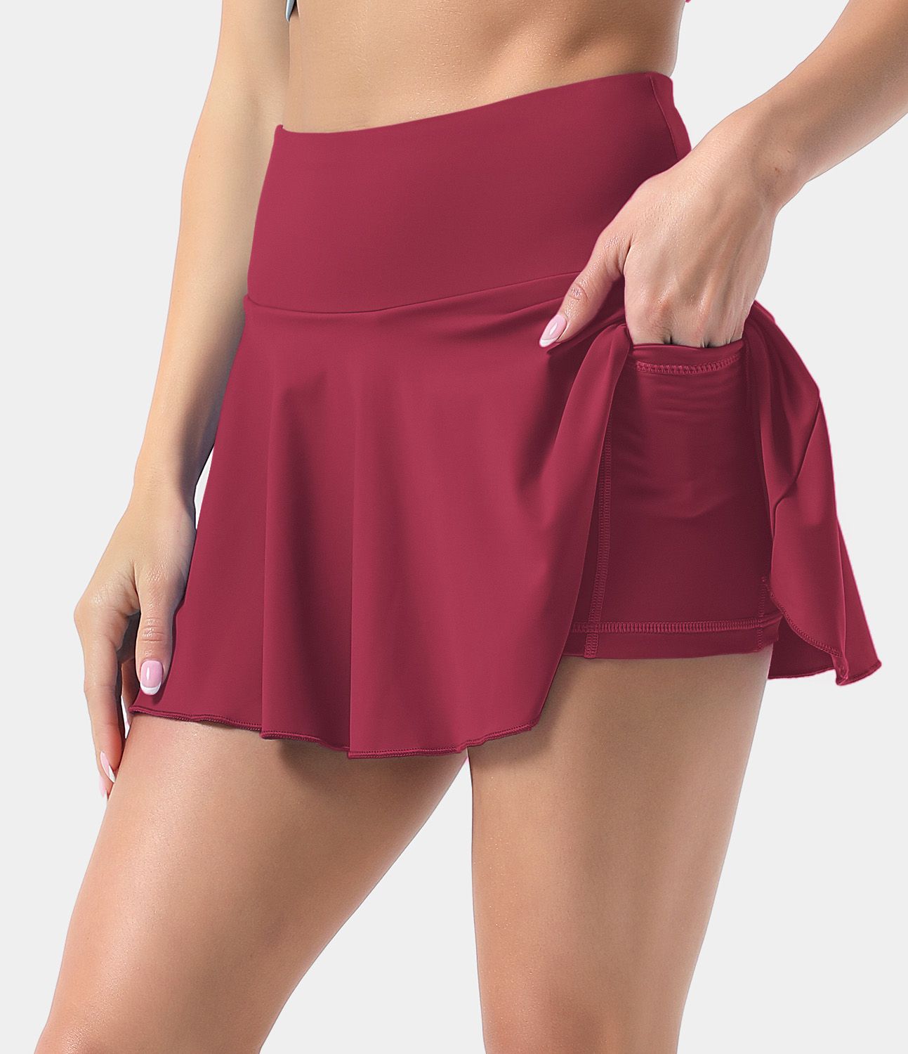 Everyday Cloudful™ Air Fabric 2-in-1 Cool Touch Tennis Skirt-Marvelous sold by halara product image thumbnail 21