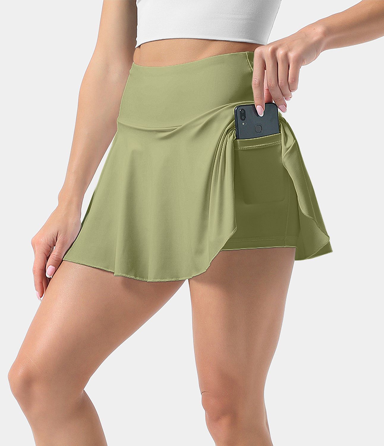 Everyday Cloudful™ Air Fabric 2-in-1 Cool Touch Tennis Skirt-Marvelous sold by halara product image thumbnail 25