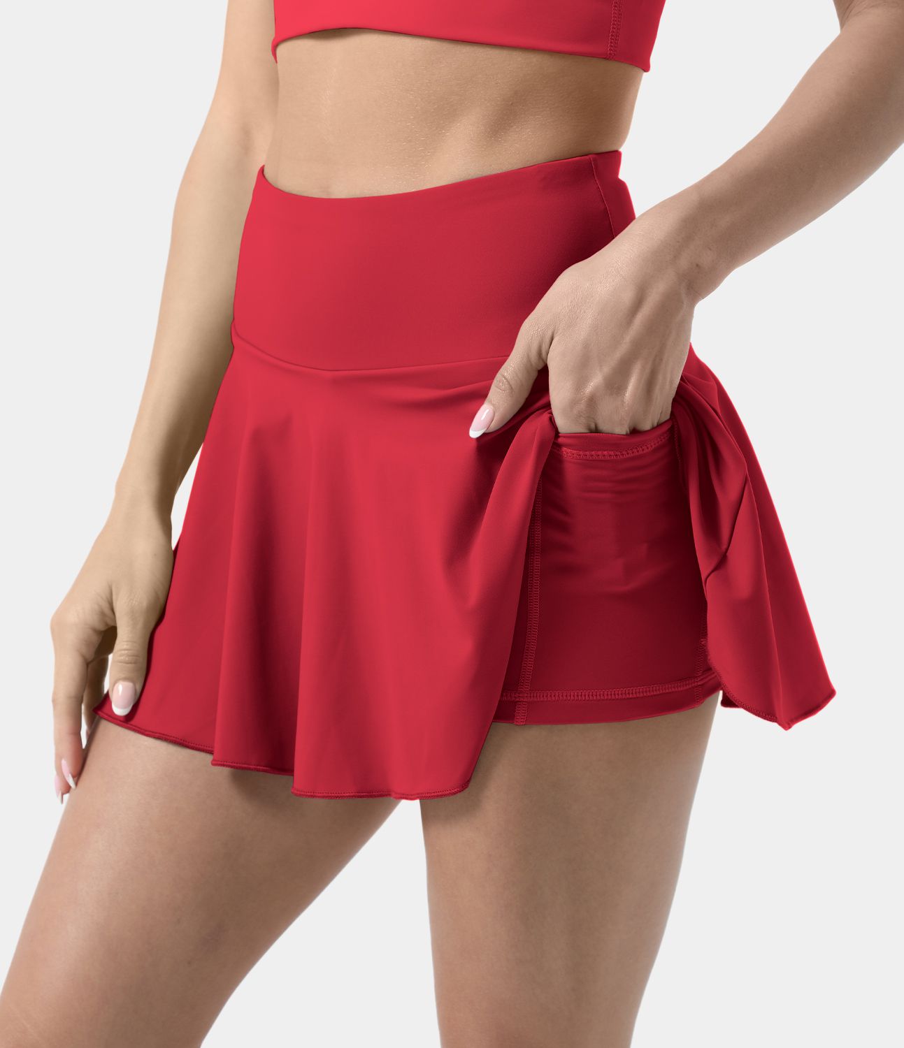 Everyday Cloudful™ Air Fabric 2-in-1 Cool Touch Tennis Skirt-Marvelous sold by halara product image thumbnail 8