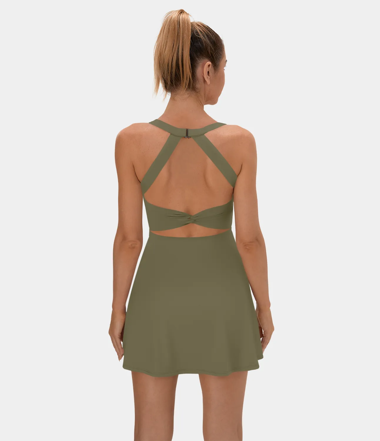 Backless Twisted Active Dress-Easy Peezy Edition sold by halara product image thumbnail 3
