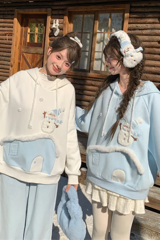 スノーフリースフードパーカー sold by Belchic