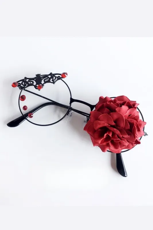 ダークゴスフラワーメガネ made by Belchic
