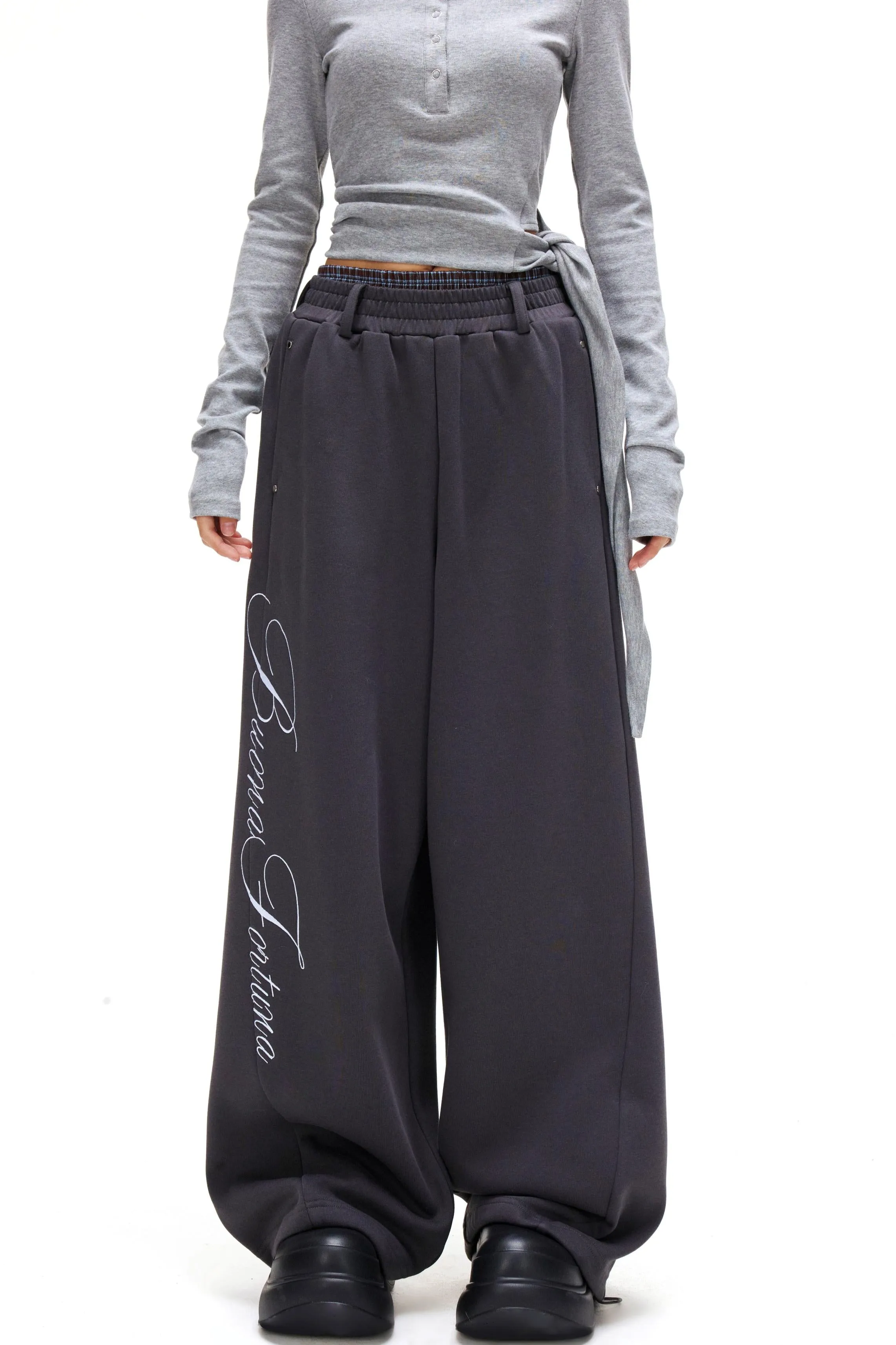 レータラインルーズスウェットパンツ sold by Belchic product image thumbnail 2