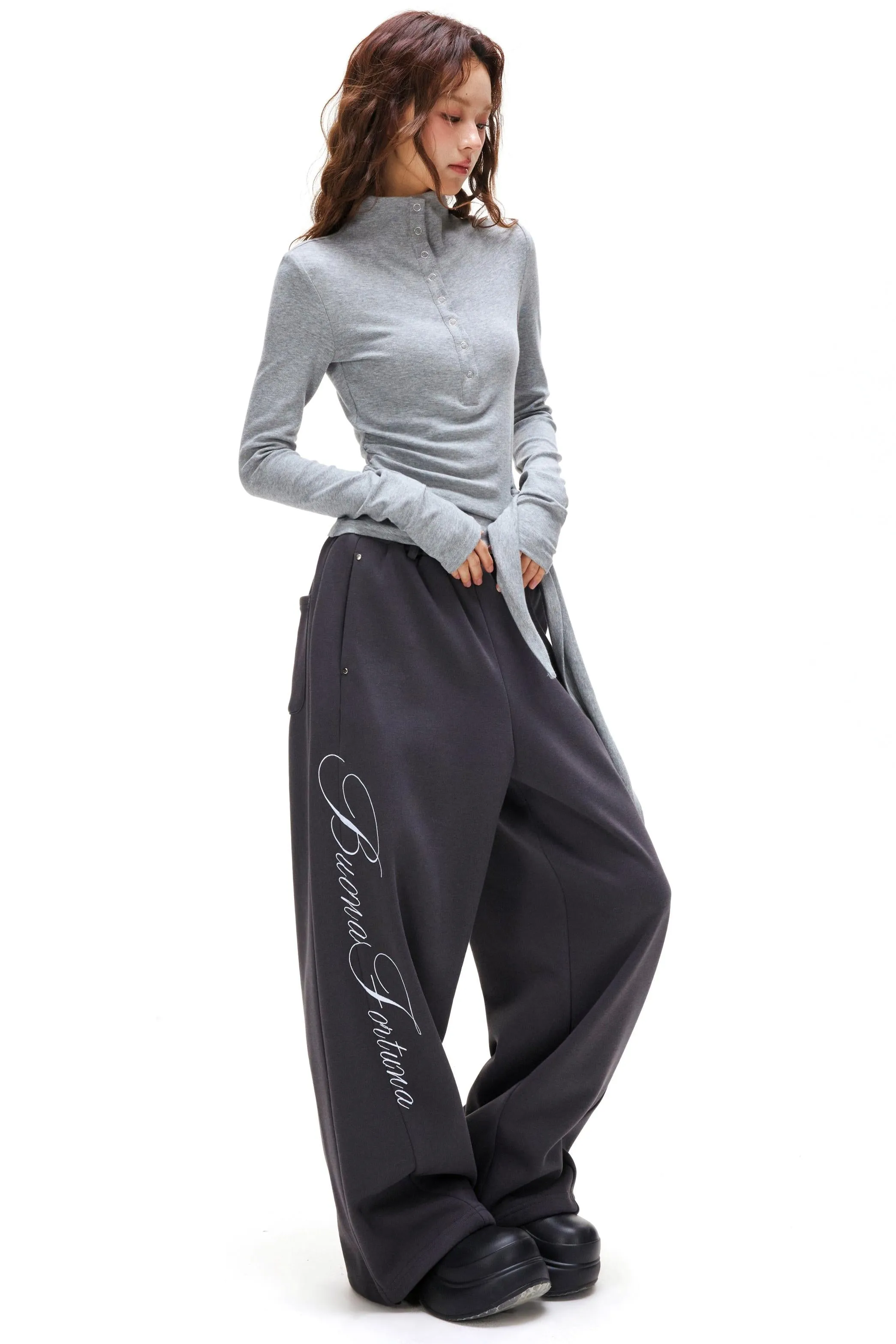 レータラインルーズスウェットパンツ sold by Belchic product image thumbnail 4