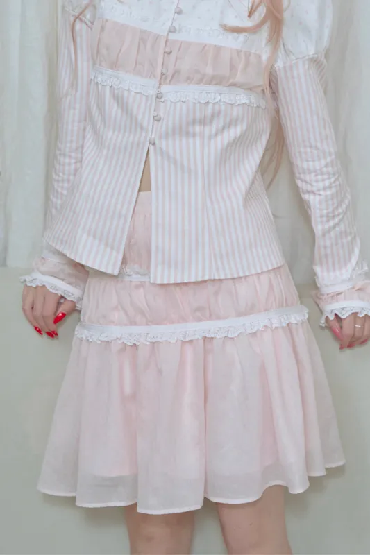 ロマンチックスイートレーススカート sold by Belchic