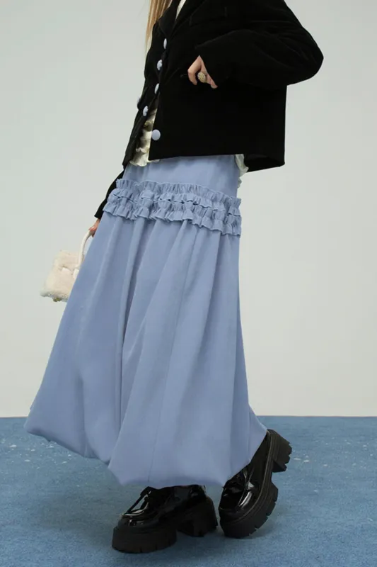 スウィートハートラッフルドバッドスカート sold by Belchic