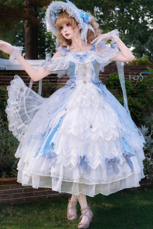 アイスグラスイリュージョンロリータドレス sold by Belchic