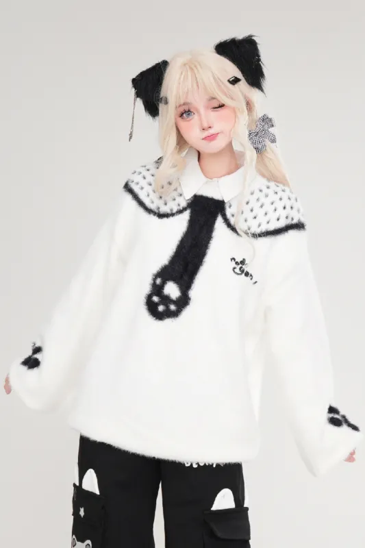 キャットデザインルーズトップス sold by Belchic