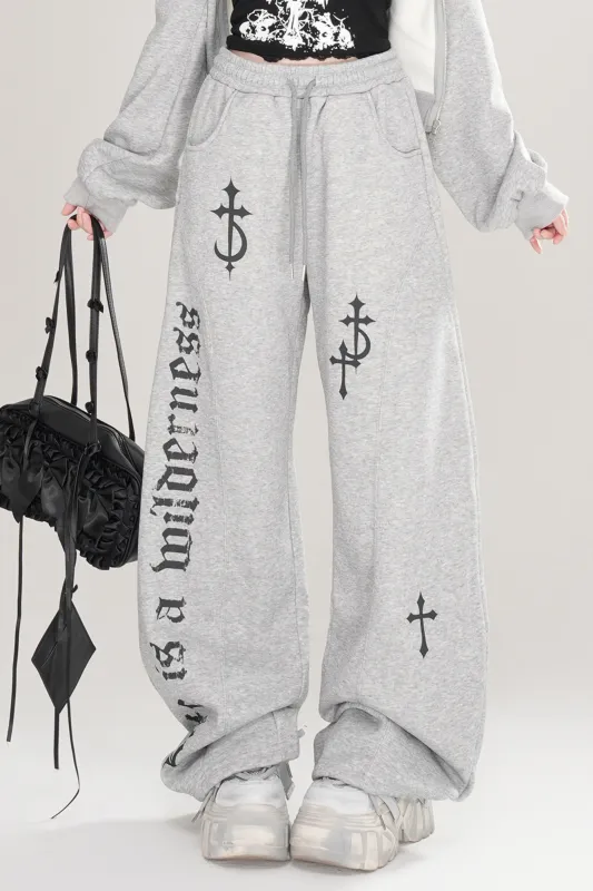 クロスルーズカジュアルスウェットパンツ sold by Belchic