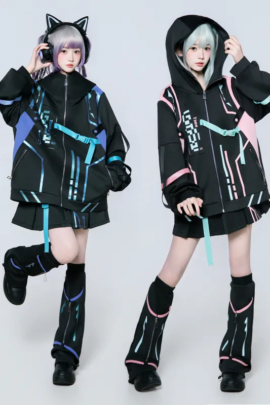 オーバーロードアニメガールジャケット+スカート＋レッグカバー made by Belchic