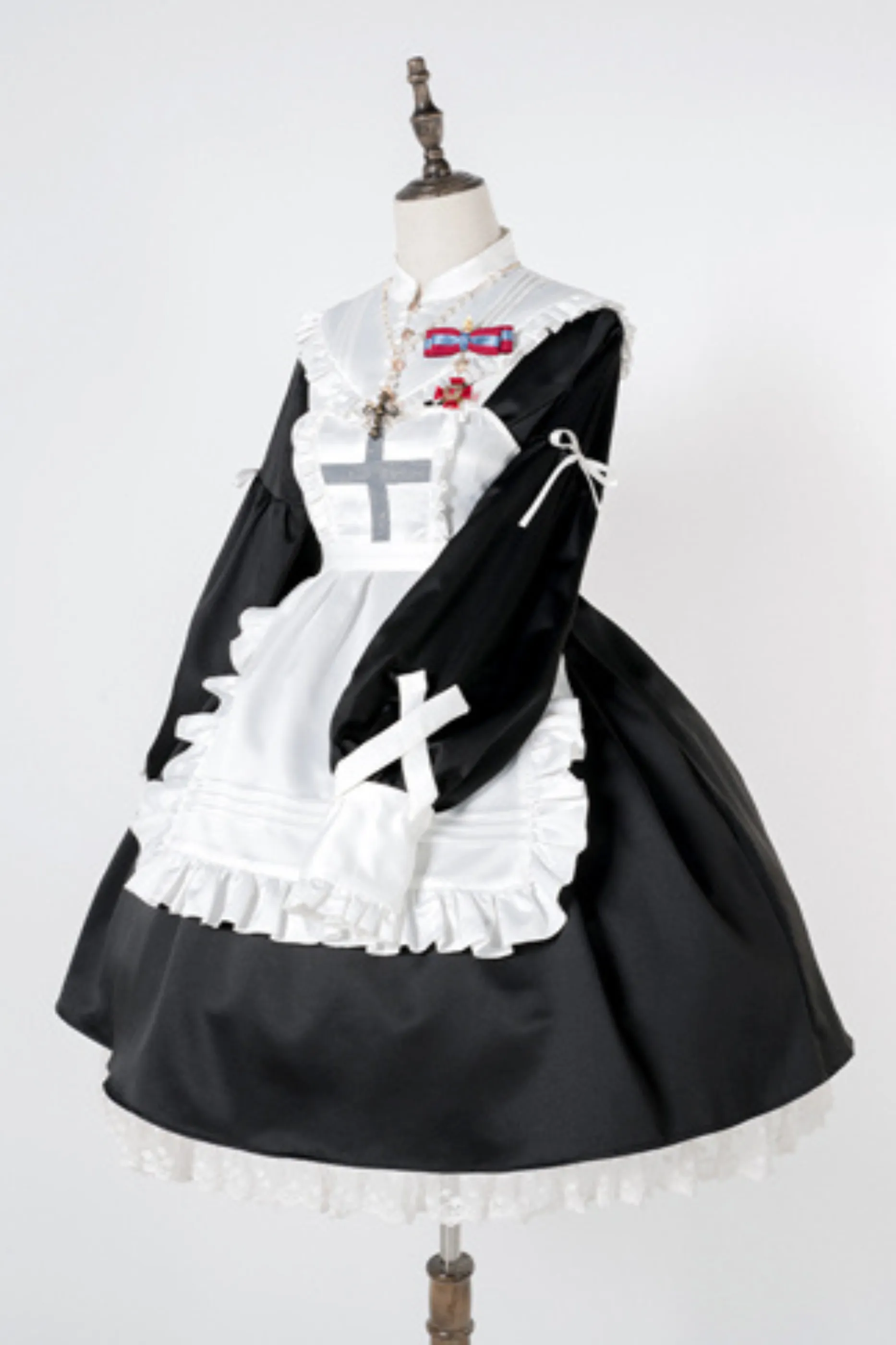 ランタンエンジェルメイドロリータドレス+エプロン+つけ襟 sold by Belchic product image thumbnail 4