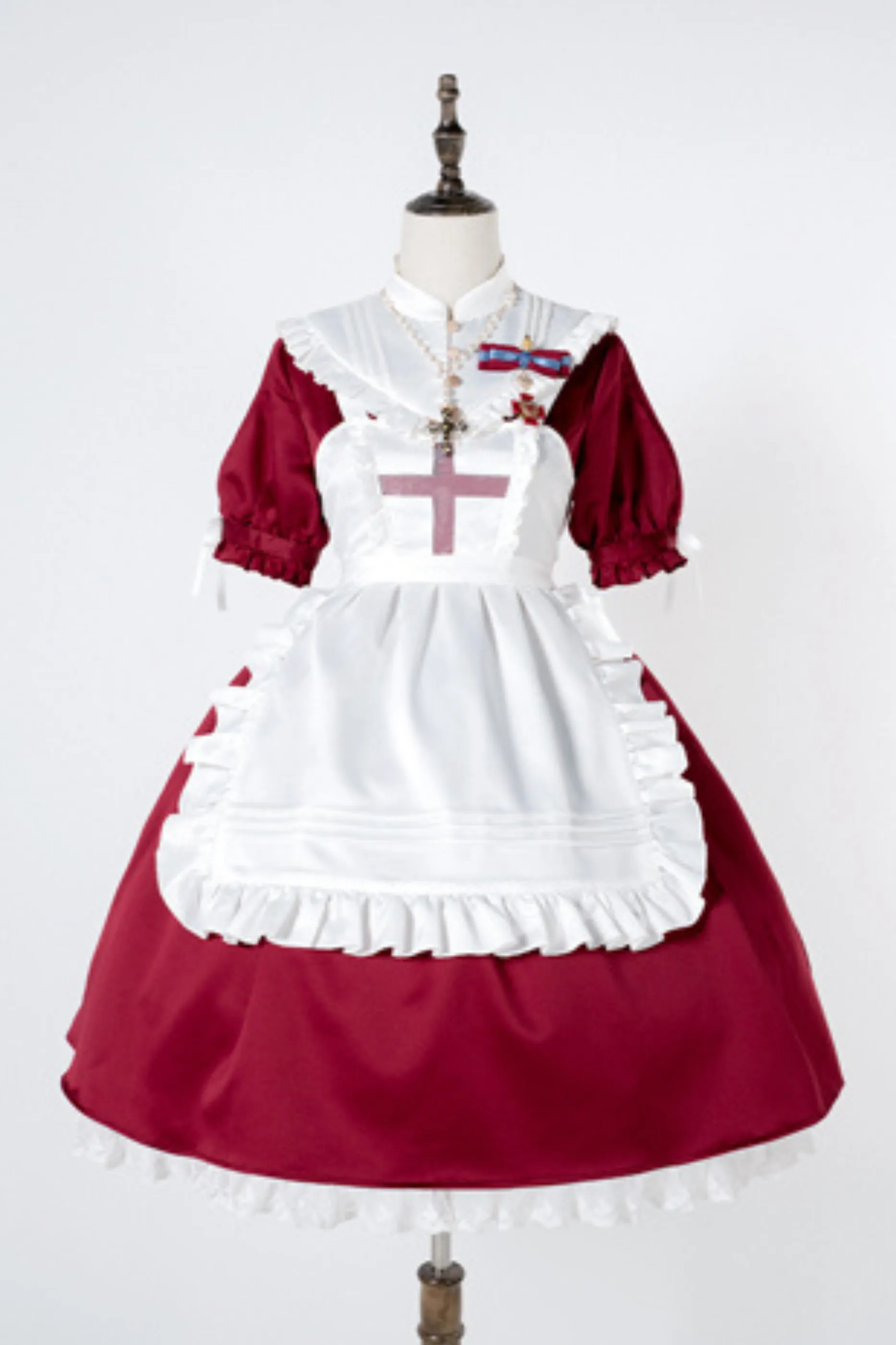 ランタンエンジェルメイドロリータドレス+エプロン+つけ襟 sold by Belchic product image thumbnail 5