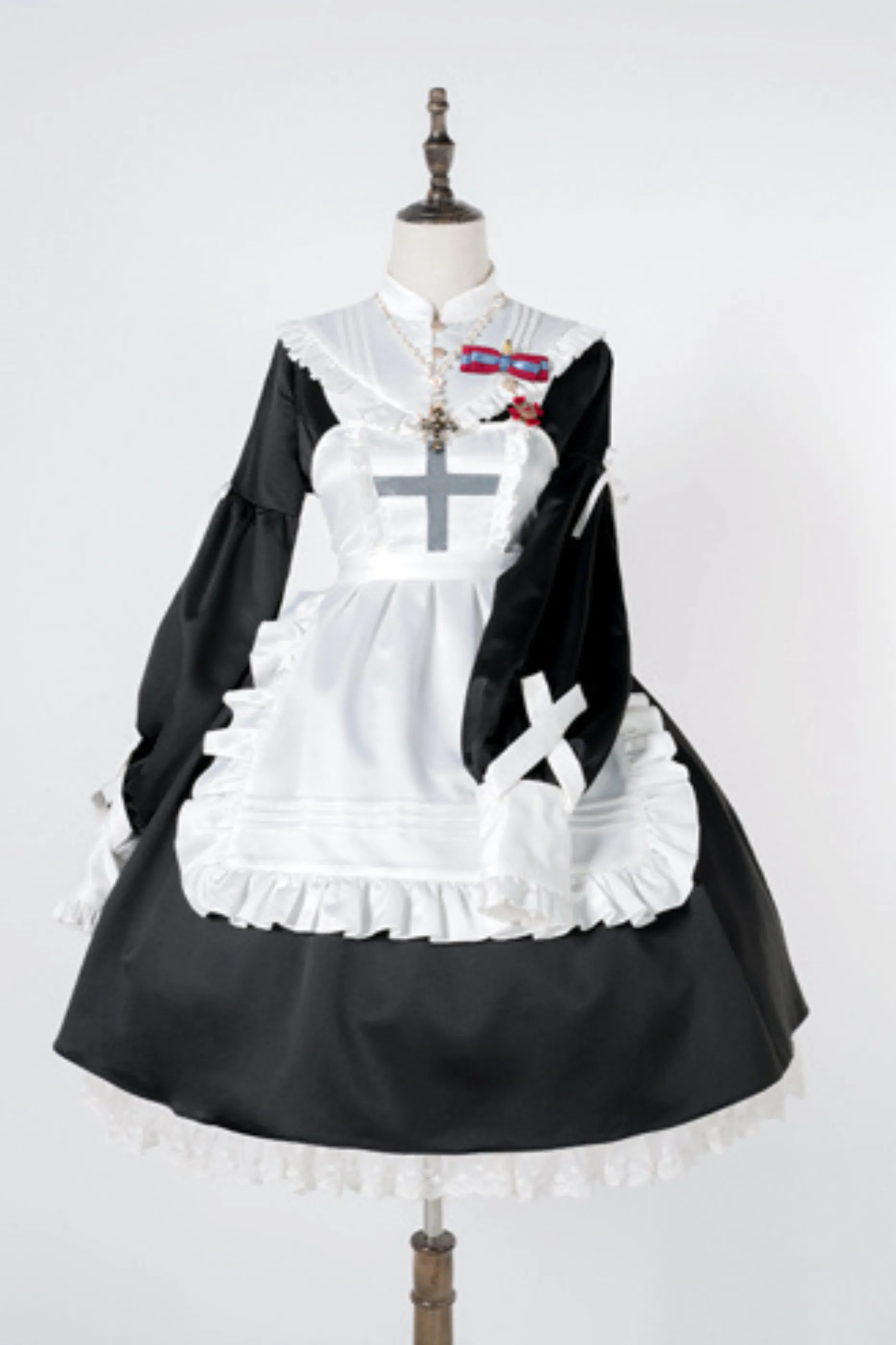 ランタンエンジェルメイドロリータドレス+エプロン+つけ襟 sold by Belchic product image thumbnail 3
