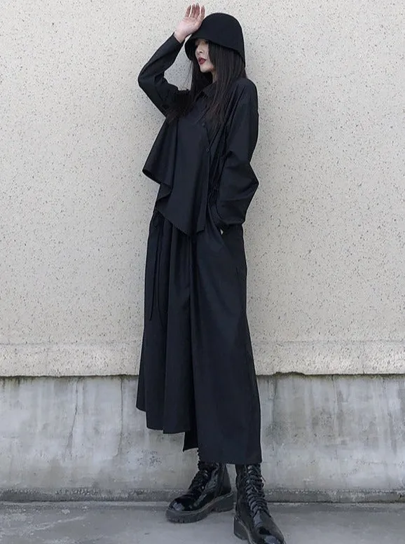 ブラックドレスニッチデザインレギュラースカート sold by Belchic product image thumbnail 3