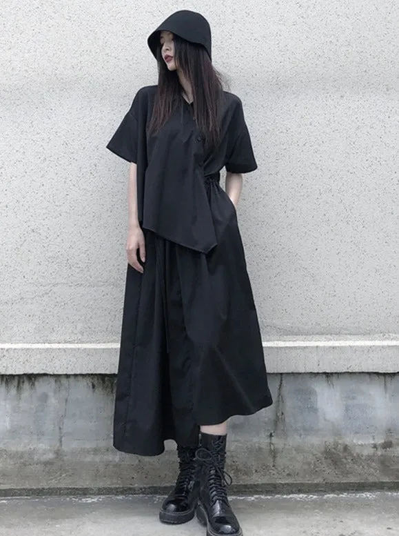 ブラックドレスニッチデザインレギュラースカート sold by Belchic product image thumbnail 4