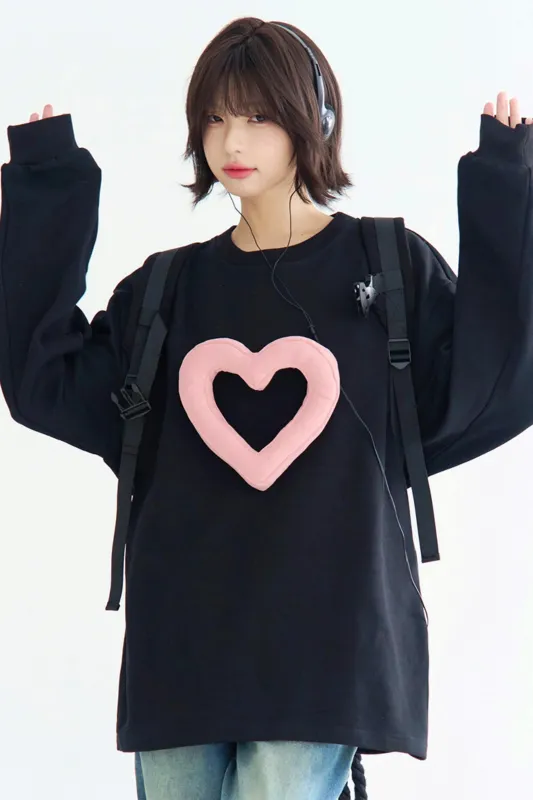 アートフルスリーディーハートロンティー sold by Belchic