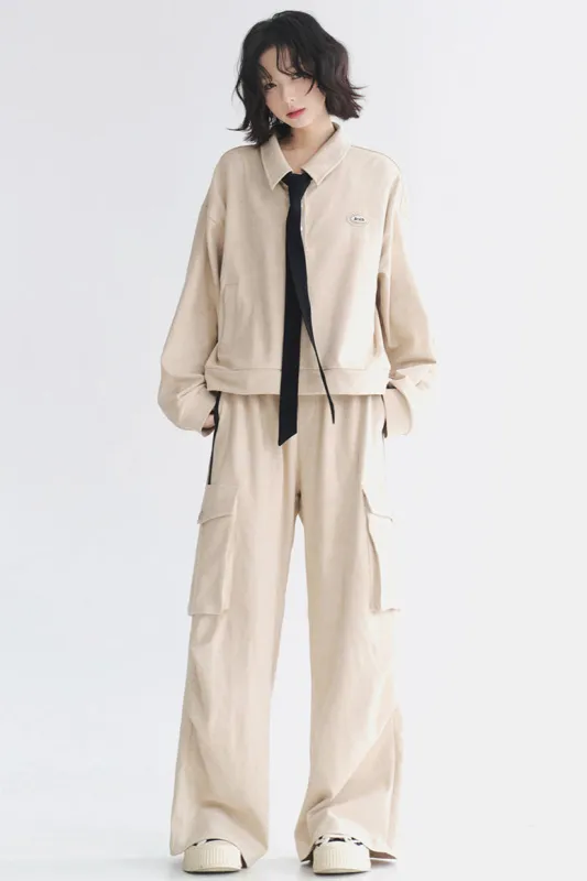 スウェットシャツカーゴパンツセットアップ sold by Belchic